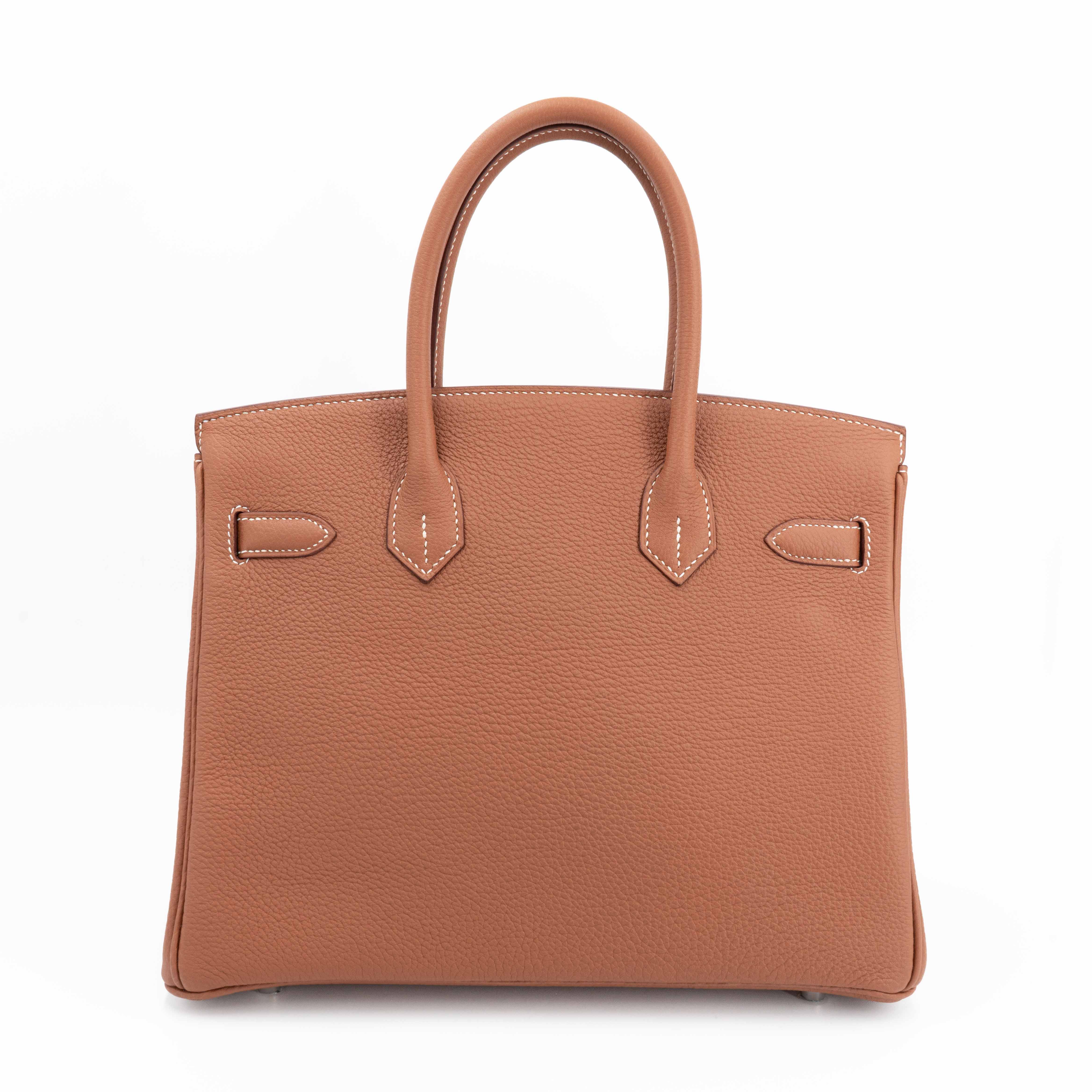 Hermès Birkin 30 Togo (Germany) Gold (37) Palladium — view 2