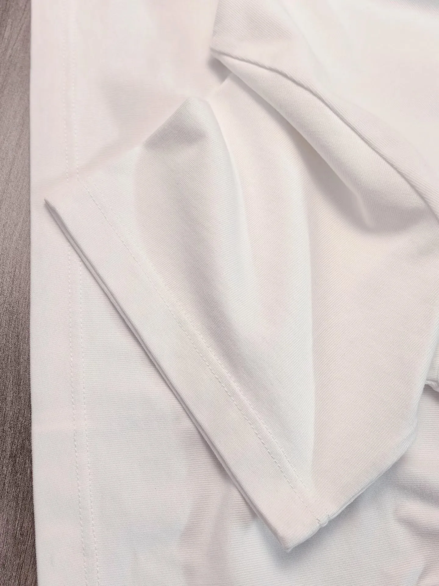 Bottega Veneta  Cotton Jersey T-Shirt (White) — view 3