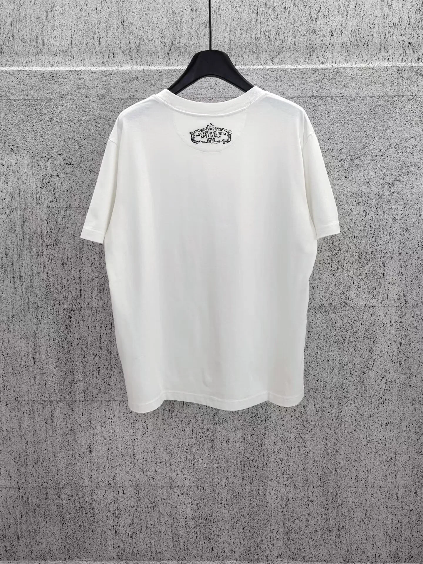 Bottega Veneta  Cotton Jersey T-Shirt (White) — view 5