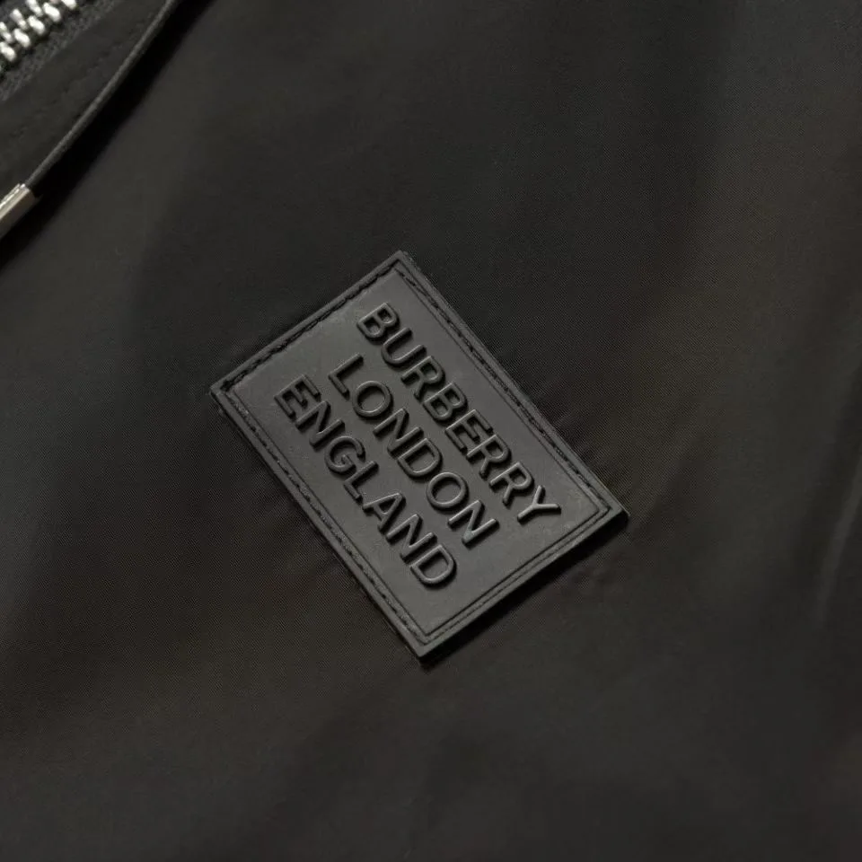 Burberry Black Check Reversible Hooded Jacket — ビュー 8