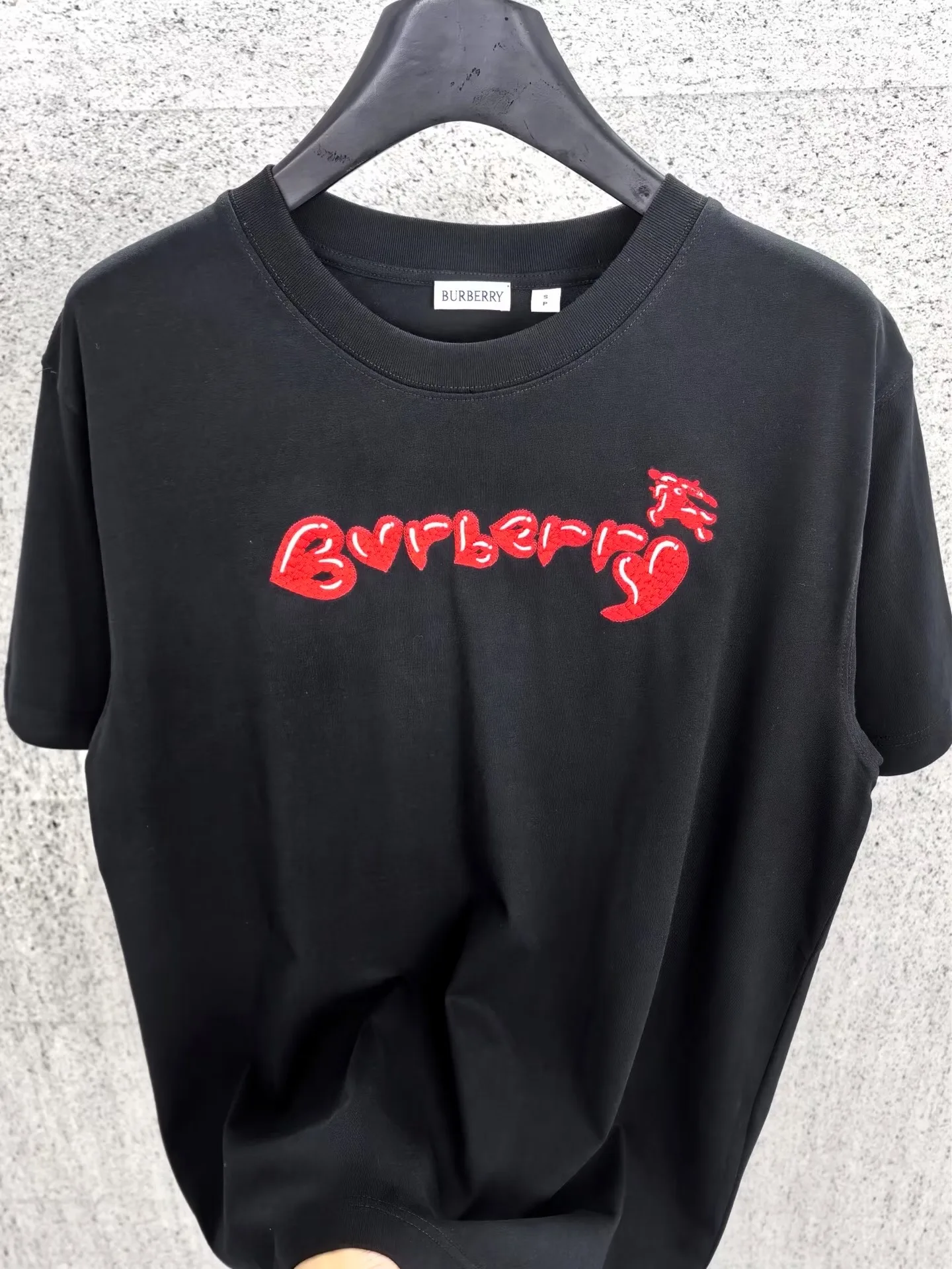 Black Heart Logo Cotton T-Shirt — ビュー 3