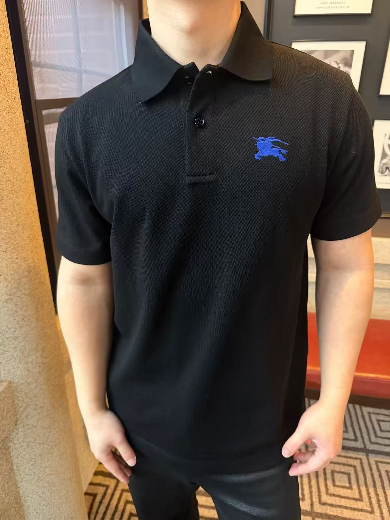 Equestrian Knight Design Polo — view 12