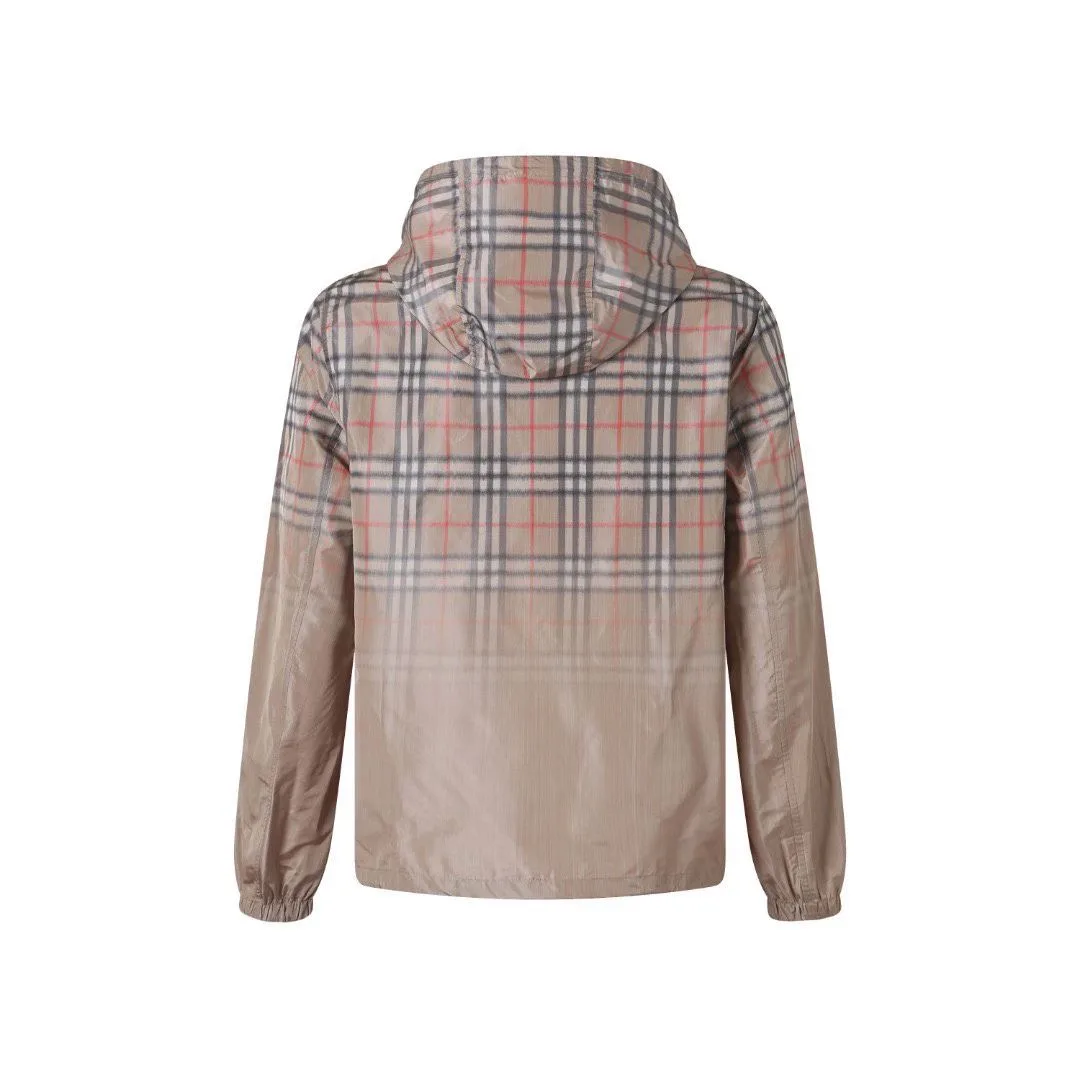 Burberry Gradient Check Newport Hooded Jacket — ビュー 6