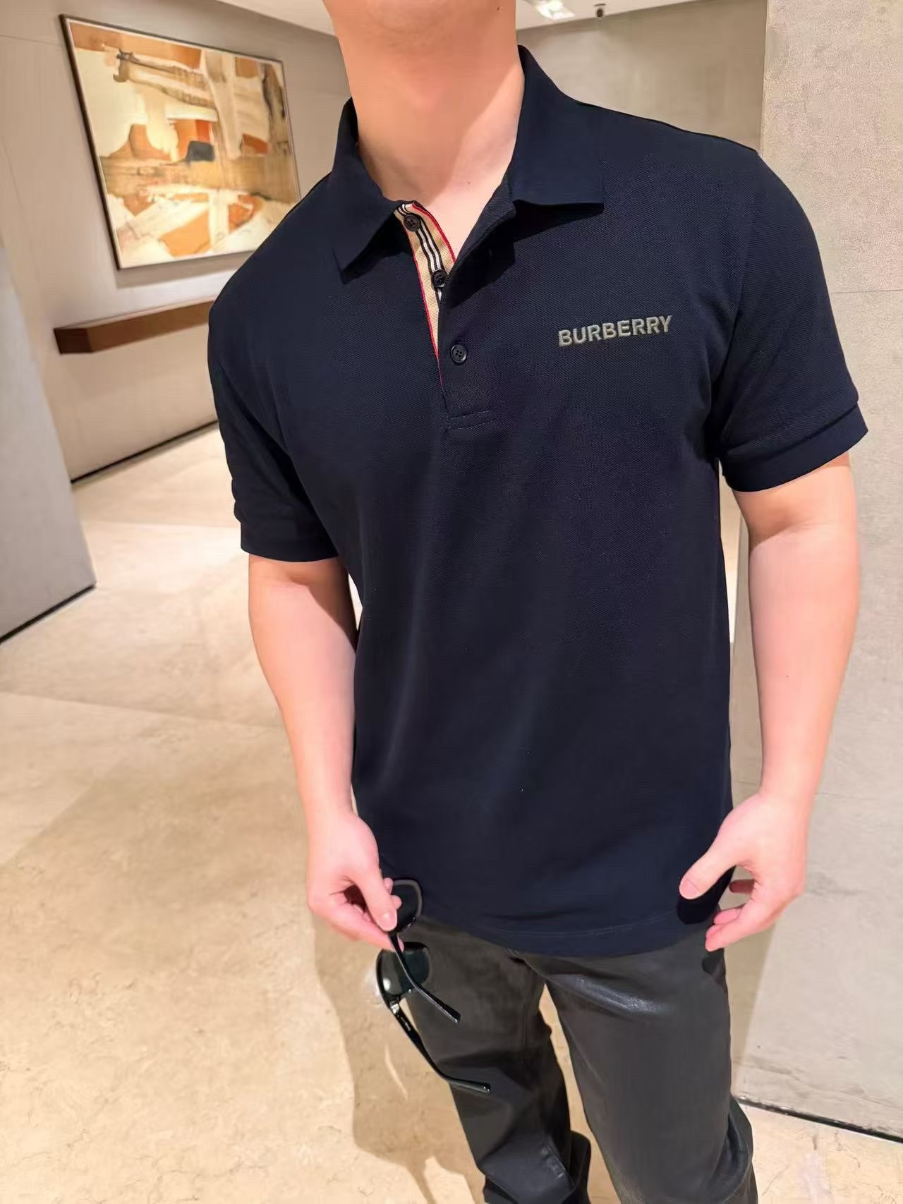 Hartford Logo Embroidered Polo — view 9