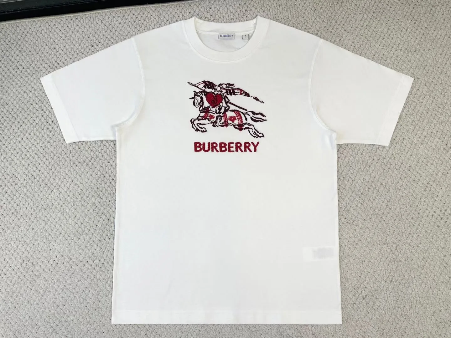 Heart Knight Cotton T-shirt (White)
