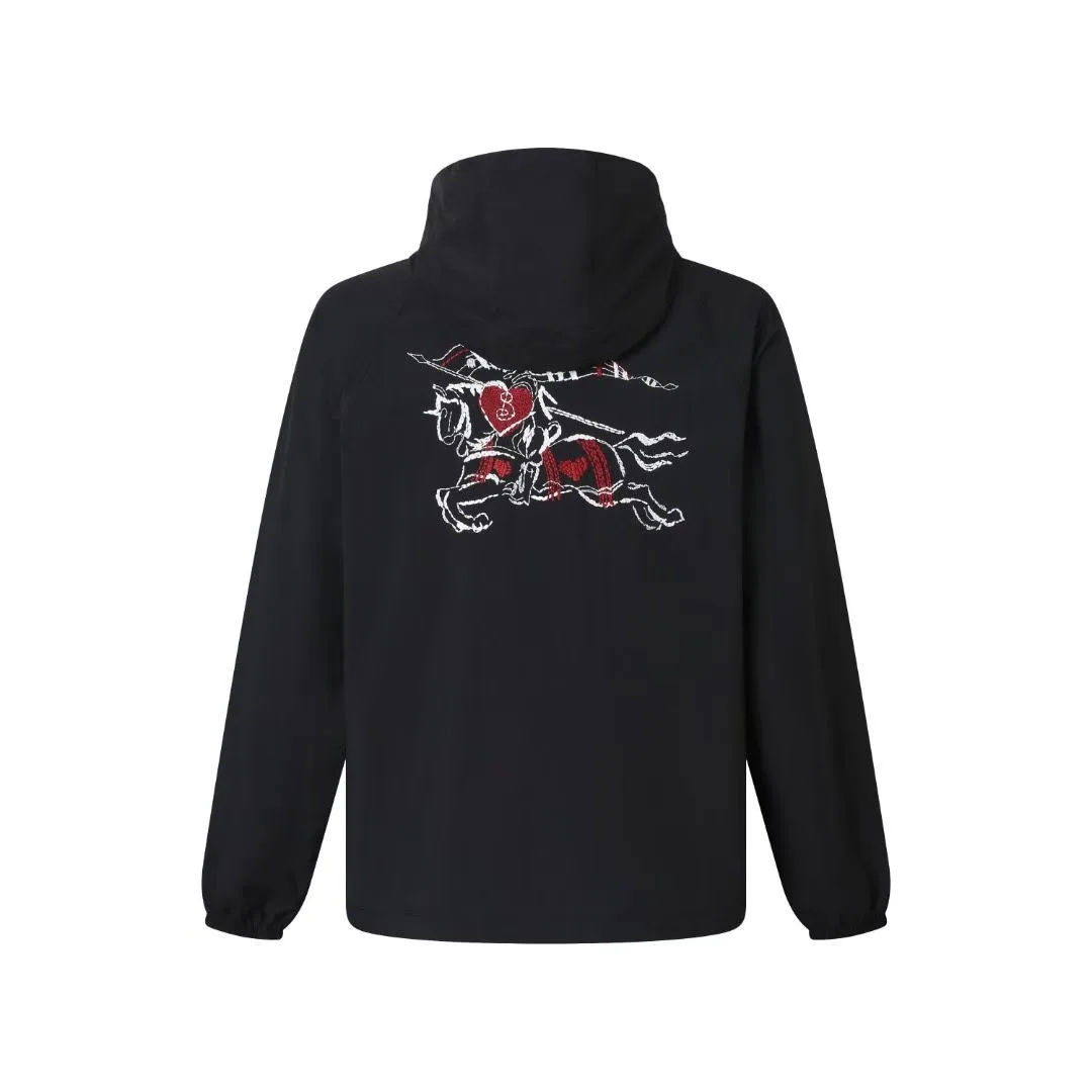 Burberry Heart Knight Nylon Clapton Hooded Jacket — view 6