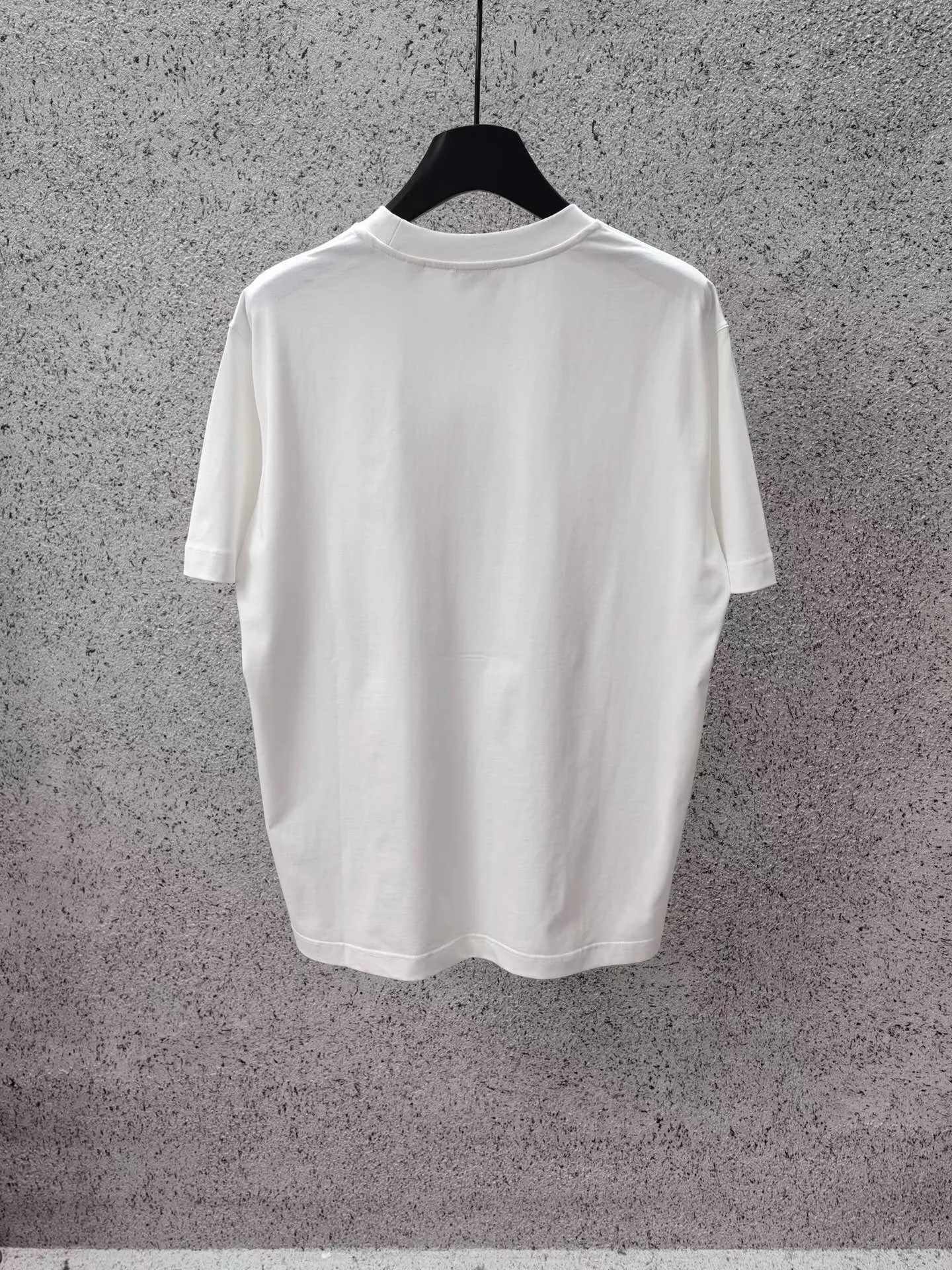Burberry Knight stamp cotton T-shirt (White) — 보기 4