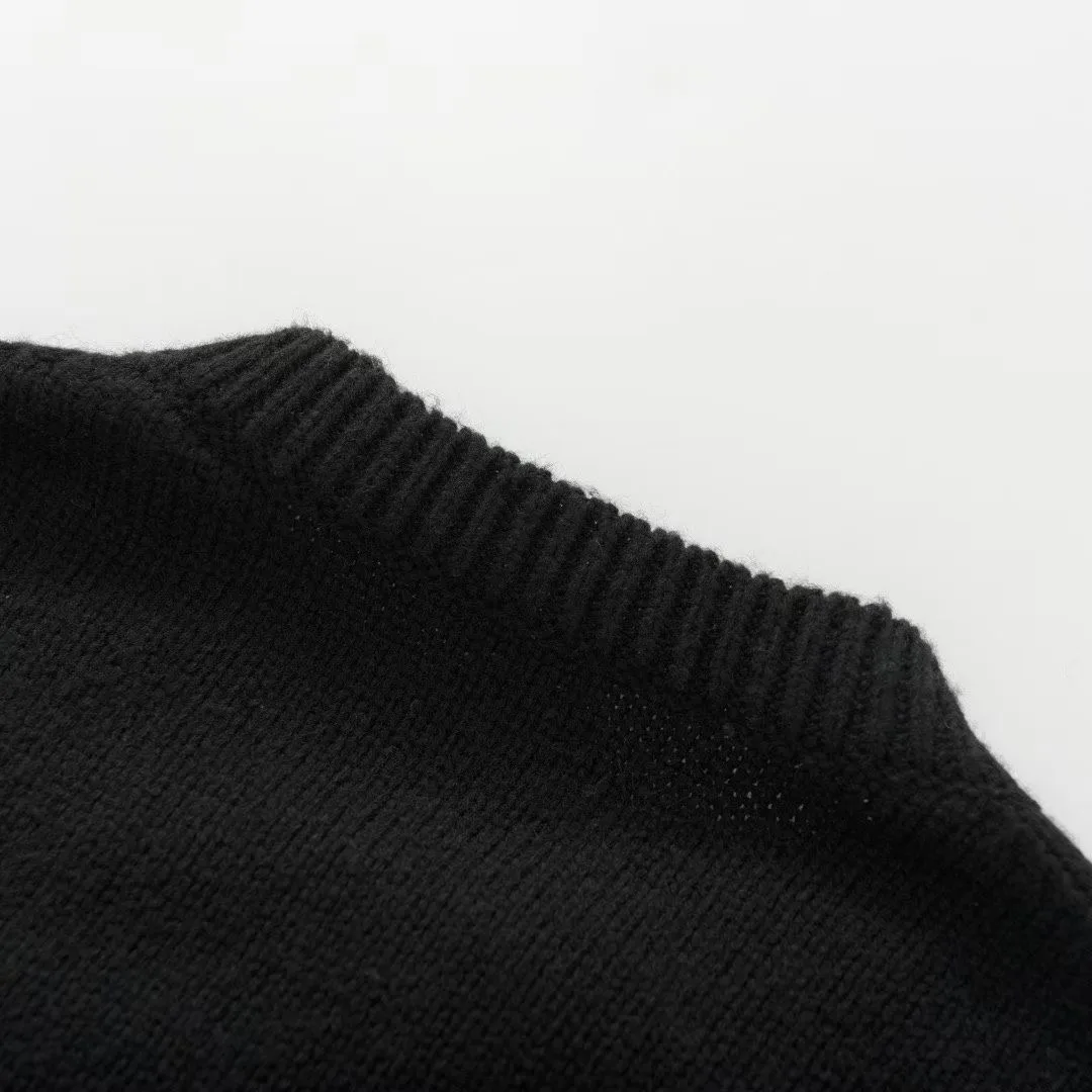 Burberry Knight Wool Sweater (Black) — ビュー 6