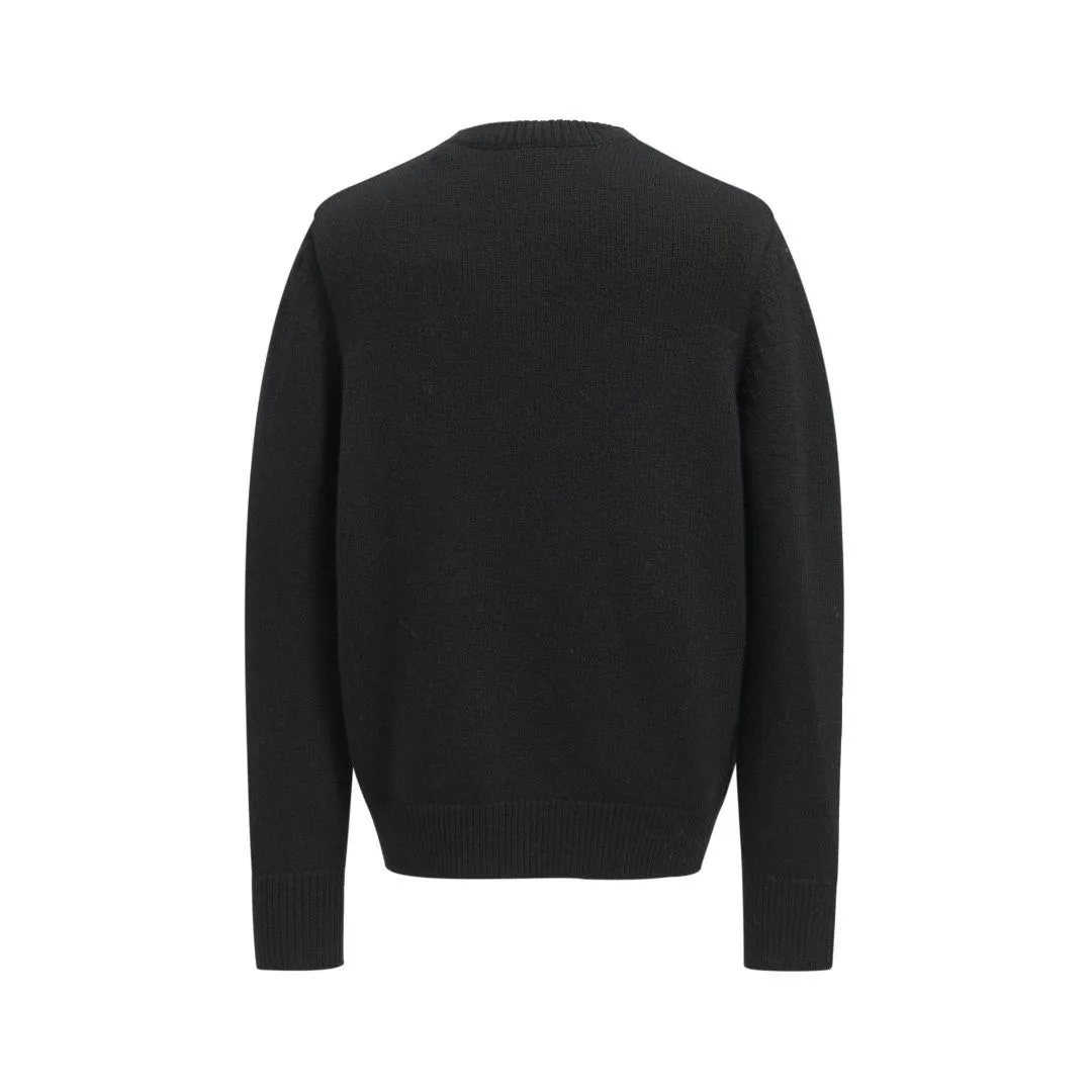 Burberry Knight Wool Sweater (Black) — ビュー 7