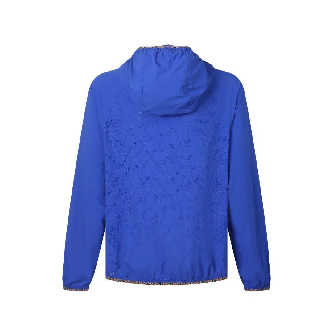 Burberry Nylon Hooded Jacket (Royal Blue) — 보기 3