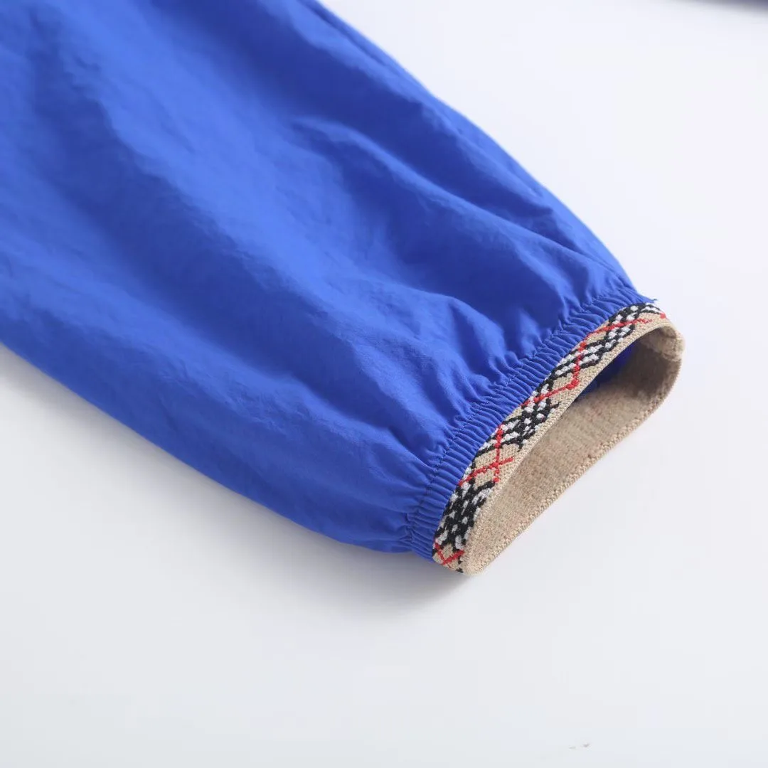 Burberry Nylon Hooded Jacket (Royal Blue) — 보기 8