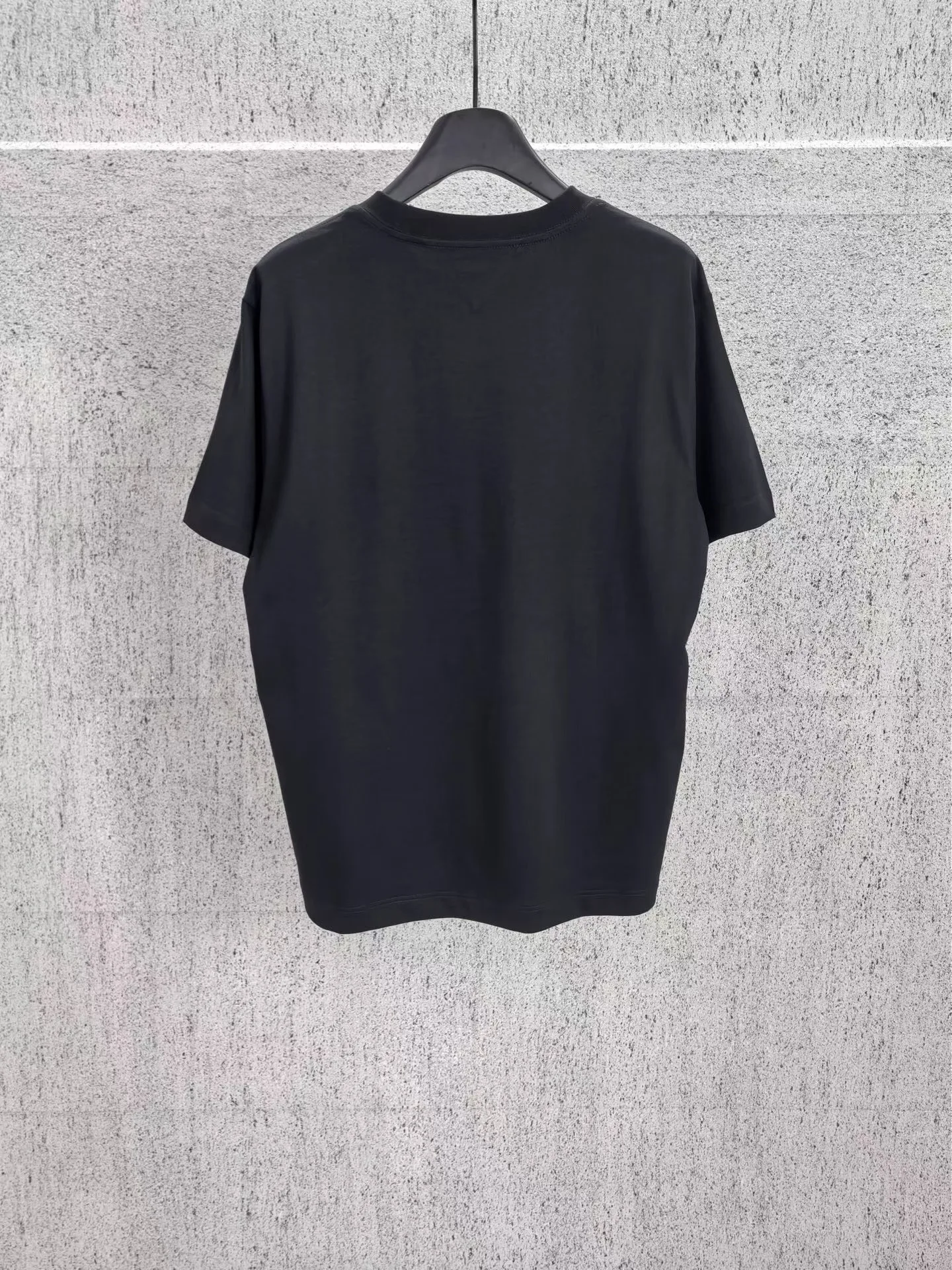 Cotton Jersey Printed T-Shirt (Black) — ビュー 3