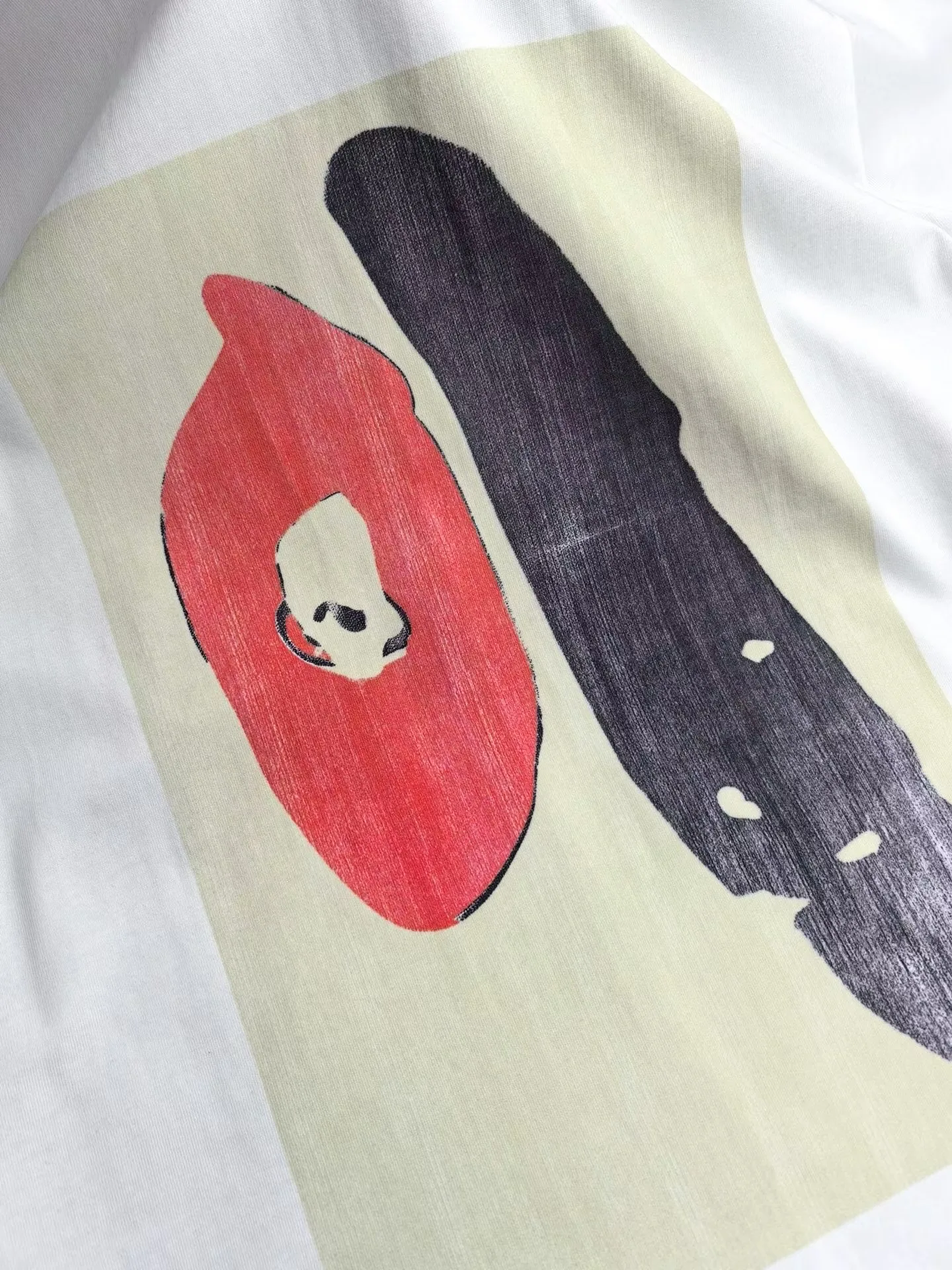 Cotton Jersey Printed T-Shirt (White) — 图 2