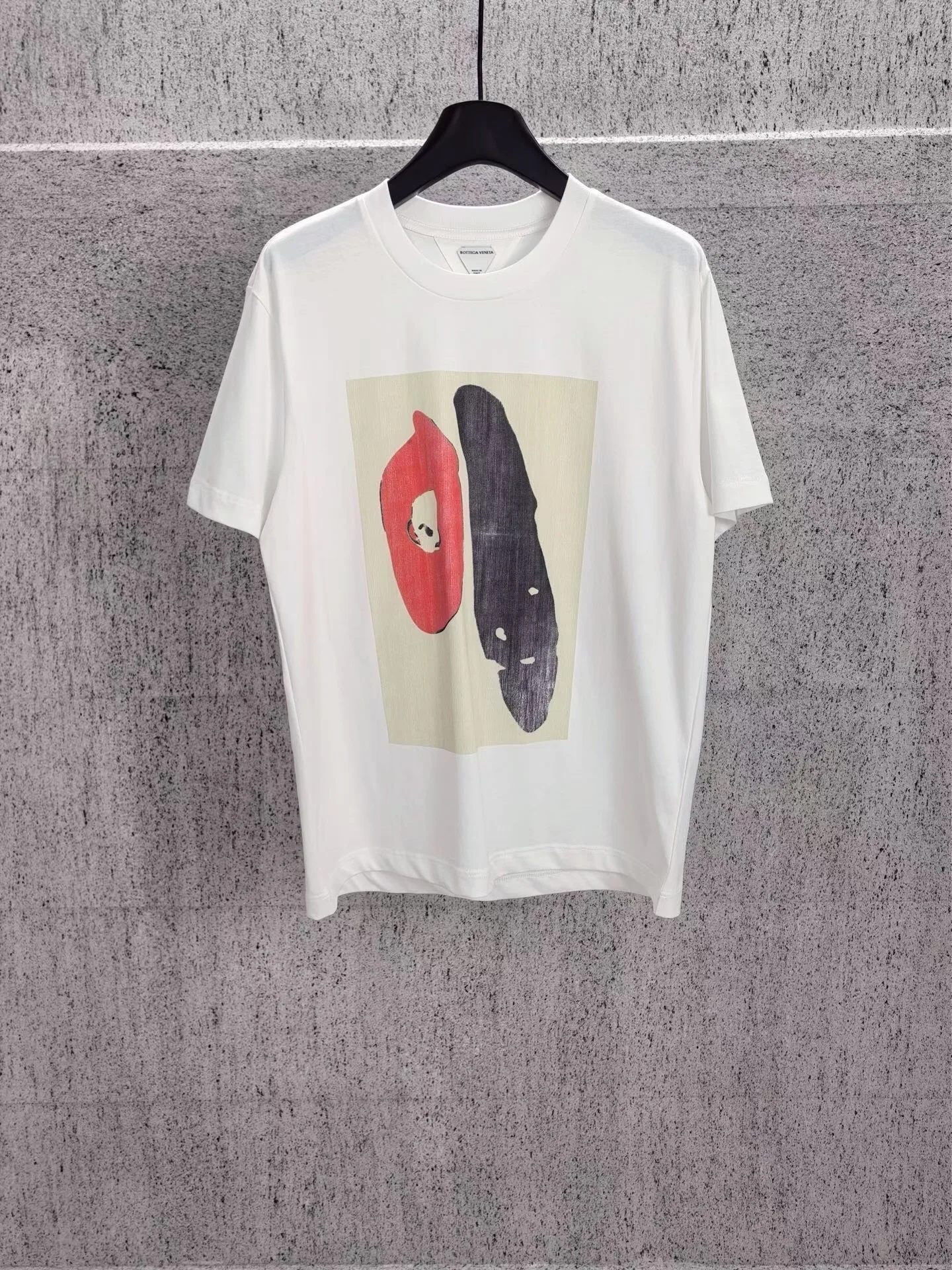 Cotton Jersey Printed T-Shirt (White)