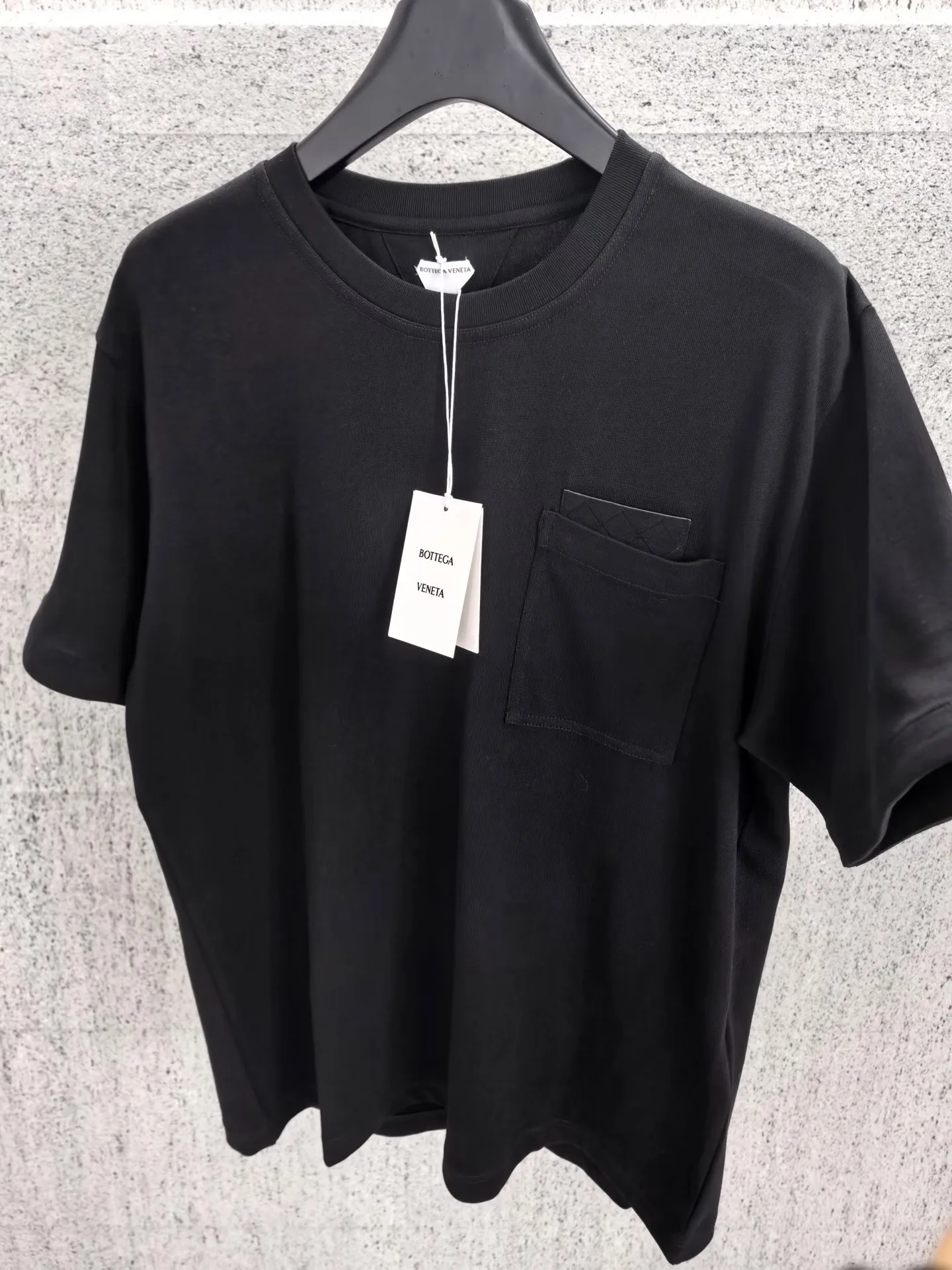 Pima Cotton Jersey T-Shirt (Black) — ビュー 5