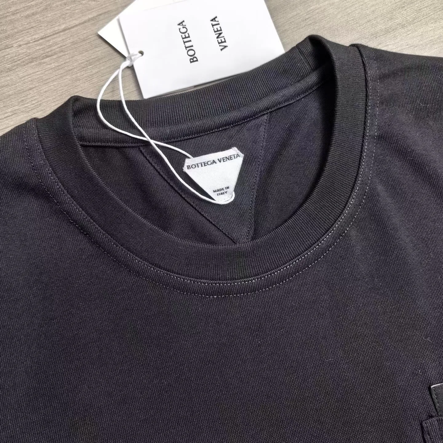 Pima Cotton Jersey T-Shirt (Black) — ビュー 6