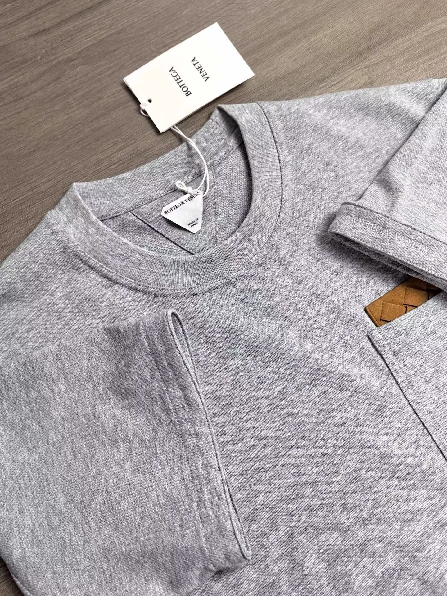 Pima Cotton Jersey T-Shirt (Grey) — 보기 2