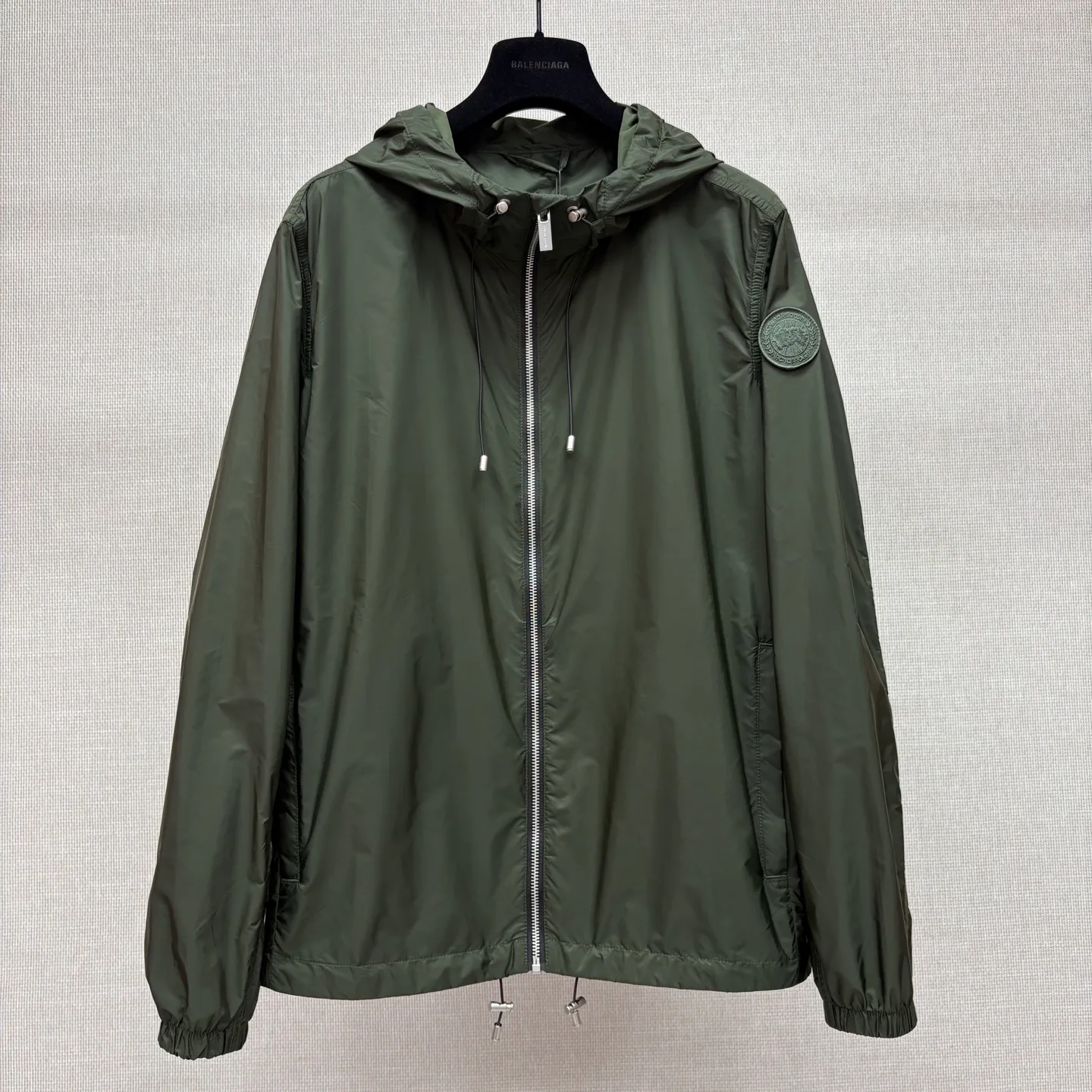 Drift Hoody Lightweight Jacket in Moss Khaki