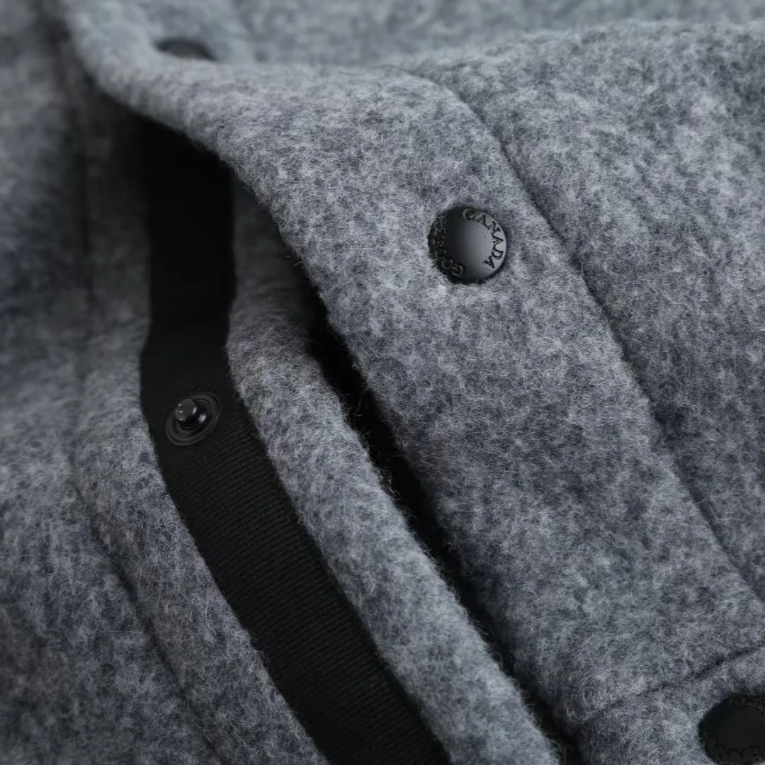 Canada Goose Hudson Fleece Bomber Jacket (Dark Grey) — 圖 2