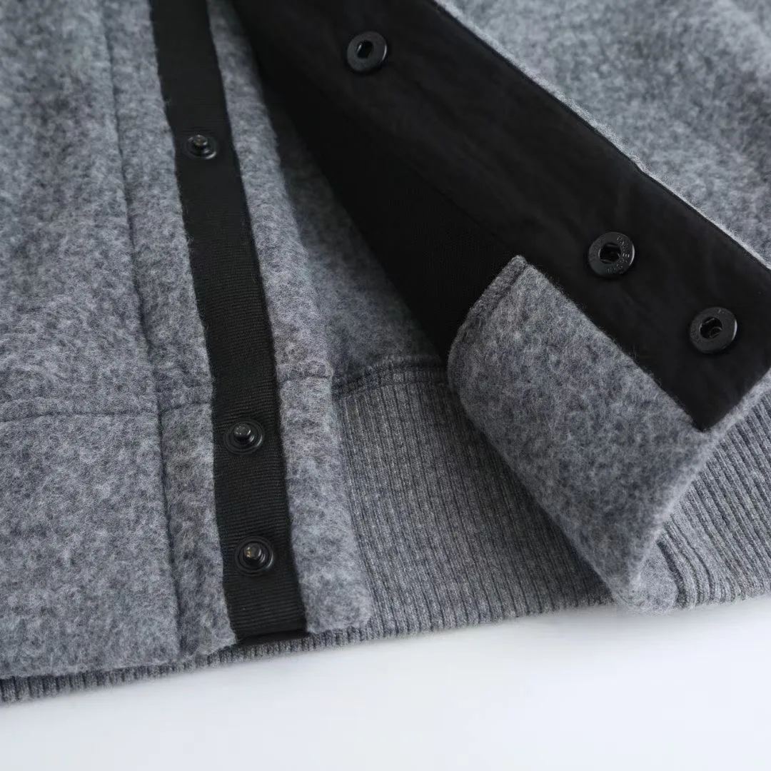 Canada Goose Hudson Fleece Bomber Jacket (Dark Grey) — 圖 3