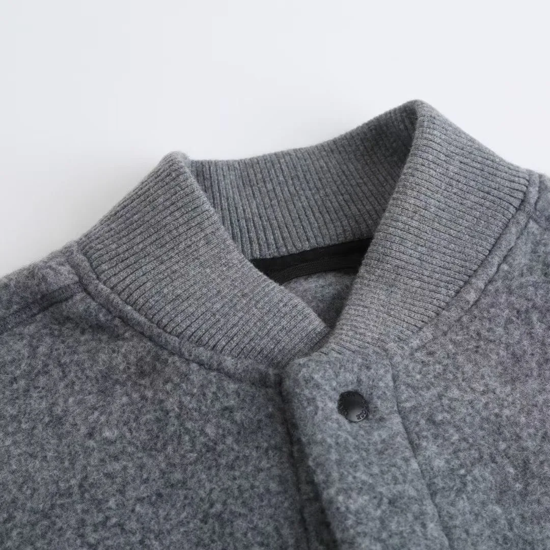 Canada Goose Hudson Fleece Bomber Jacket (Dark Grey) — 圖 5