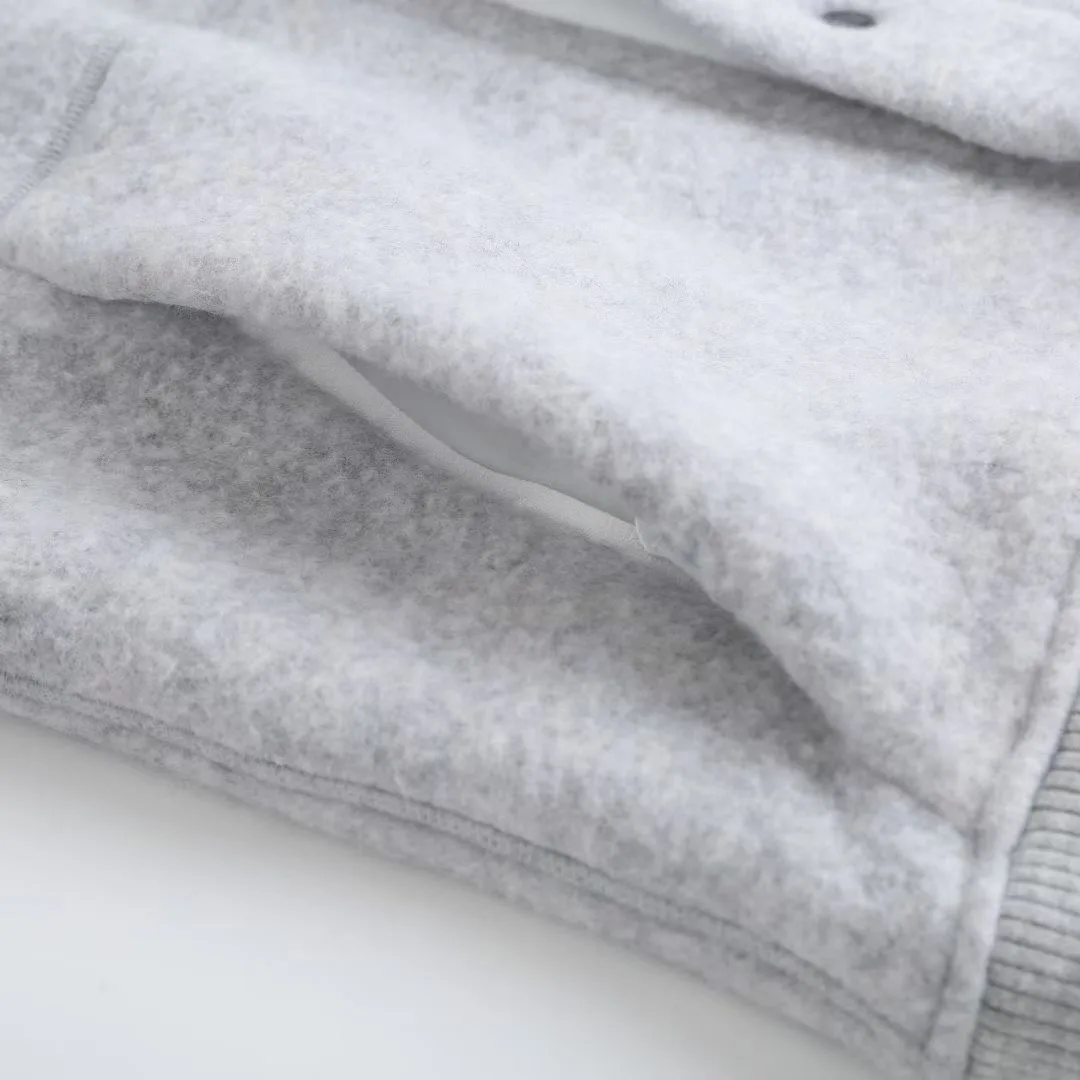 Canada Goose Hudson Fleece Bomber Jacket (Light Grey — ビュー 5
