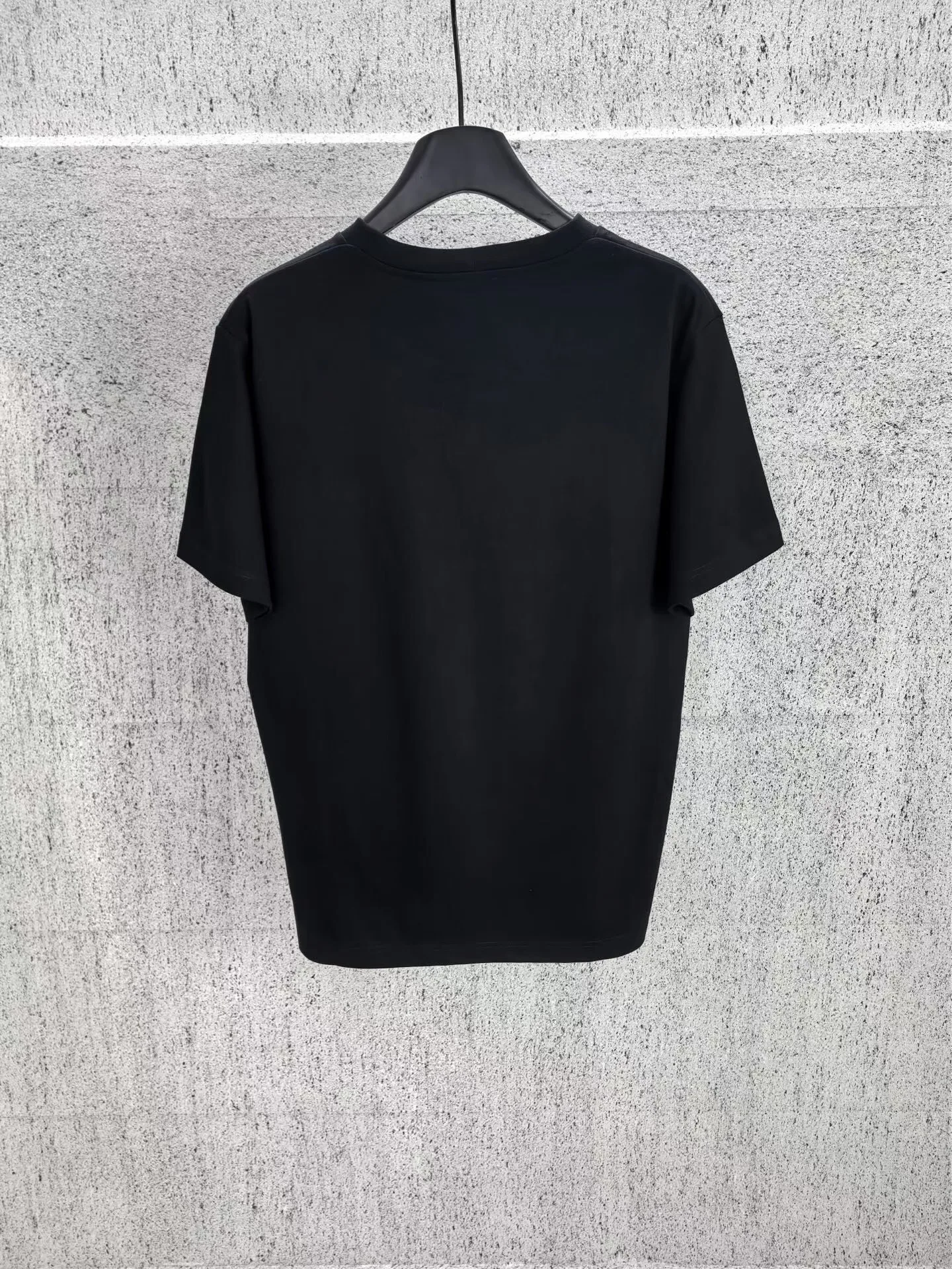 Celine Bay Leaf Embroidery T-Shirt In Cotton Jersey (Black) — 보기 6