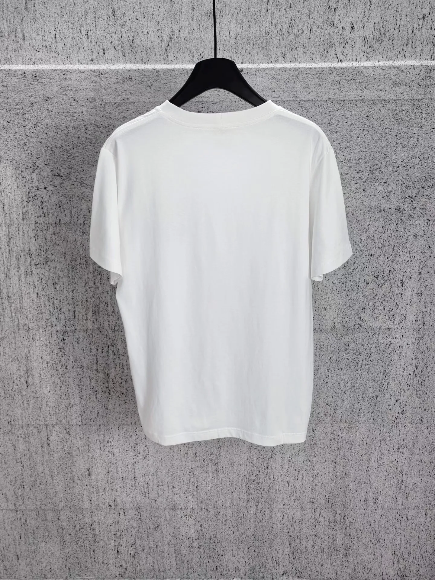 Celine Bay Leaf Embroidery T-Shirt In Cotton Jersey (White) — ビュー 4