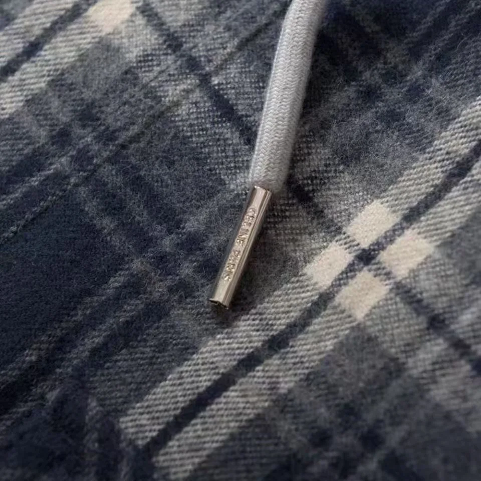 Celine Hooded Checked Cotton Overshirt — 图 5