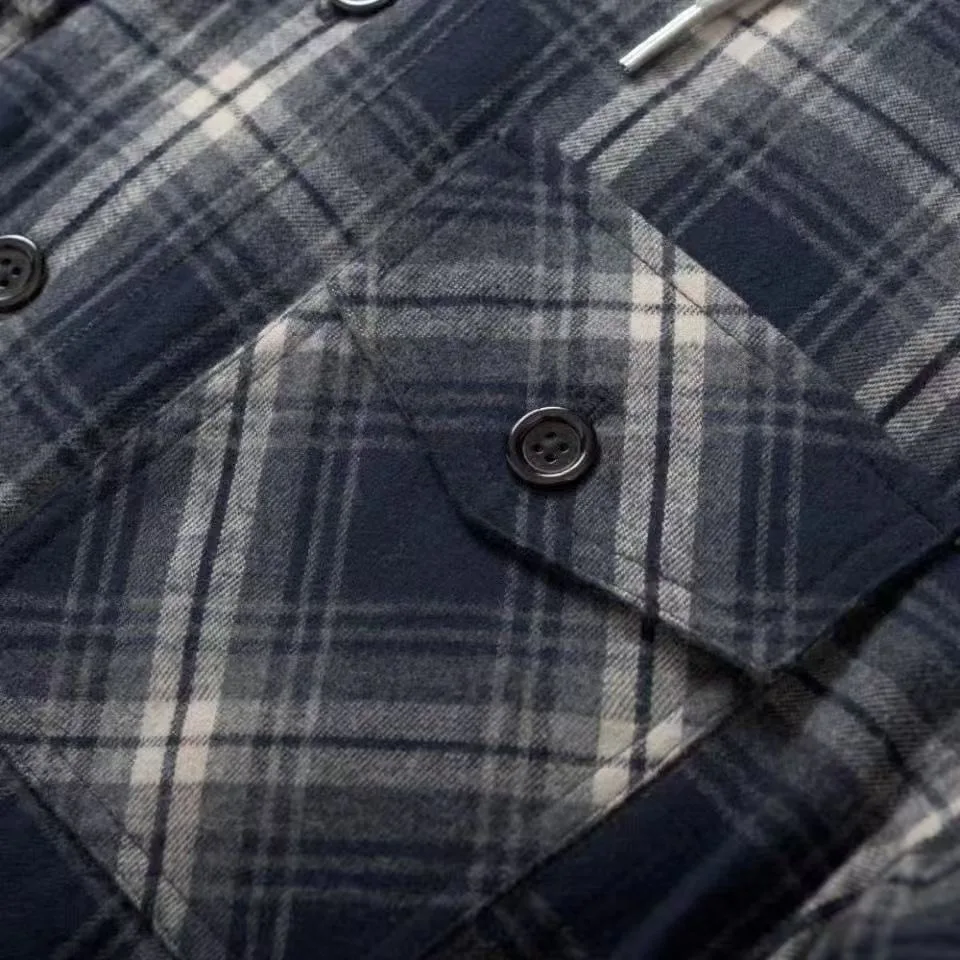 Celine Hooded Checked Cotton Overshirt — 图 7
