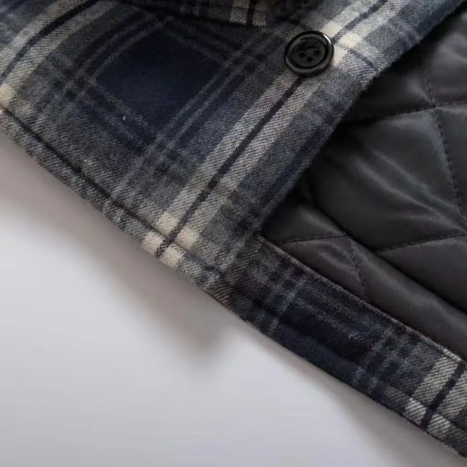 Celine Hooded Checked Cotton Overshirt — 图 8
