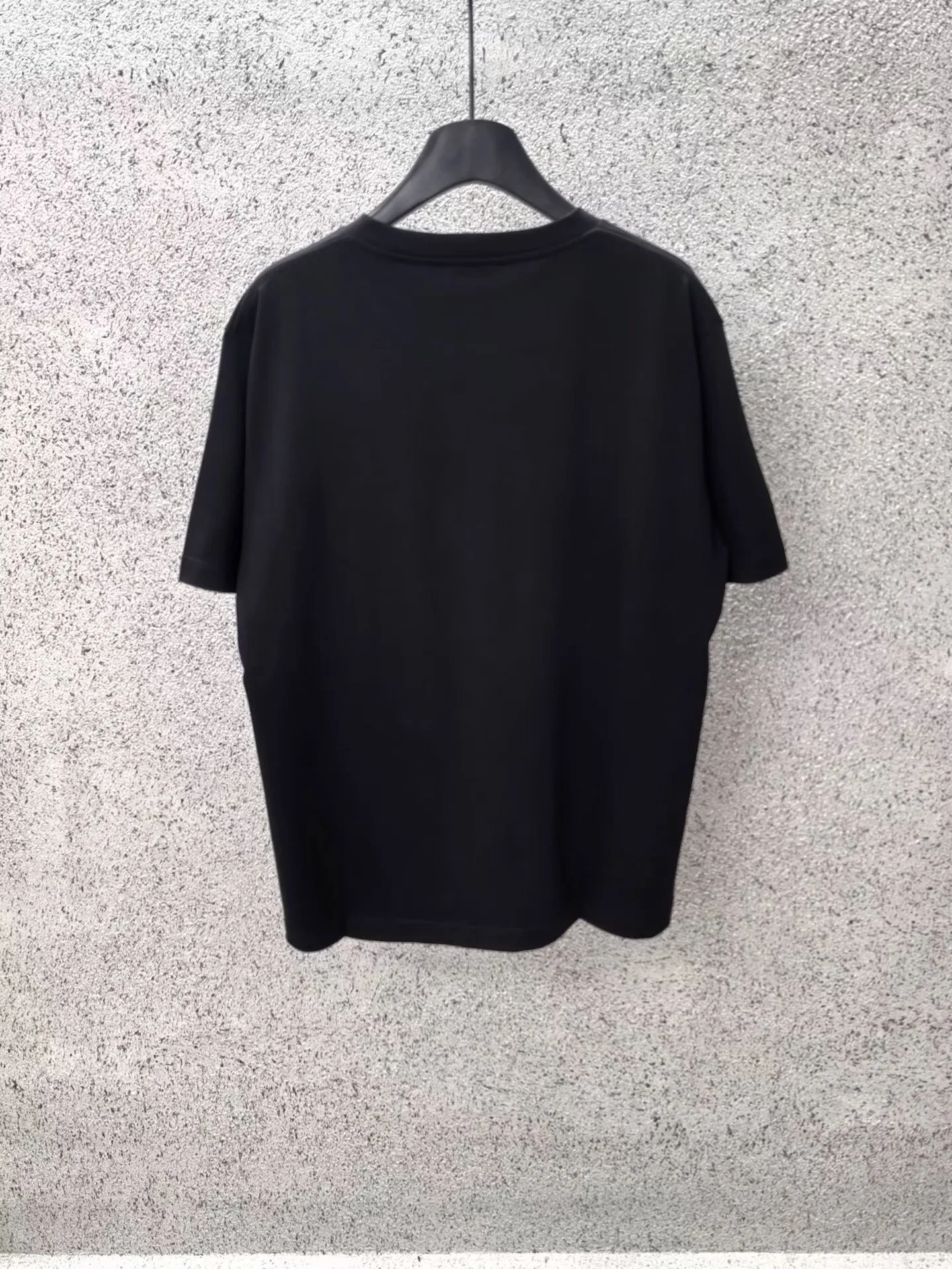 Celine Loose T-Shirt In Cotton Jersey (Black/Blue Denim) — ビュー 2