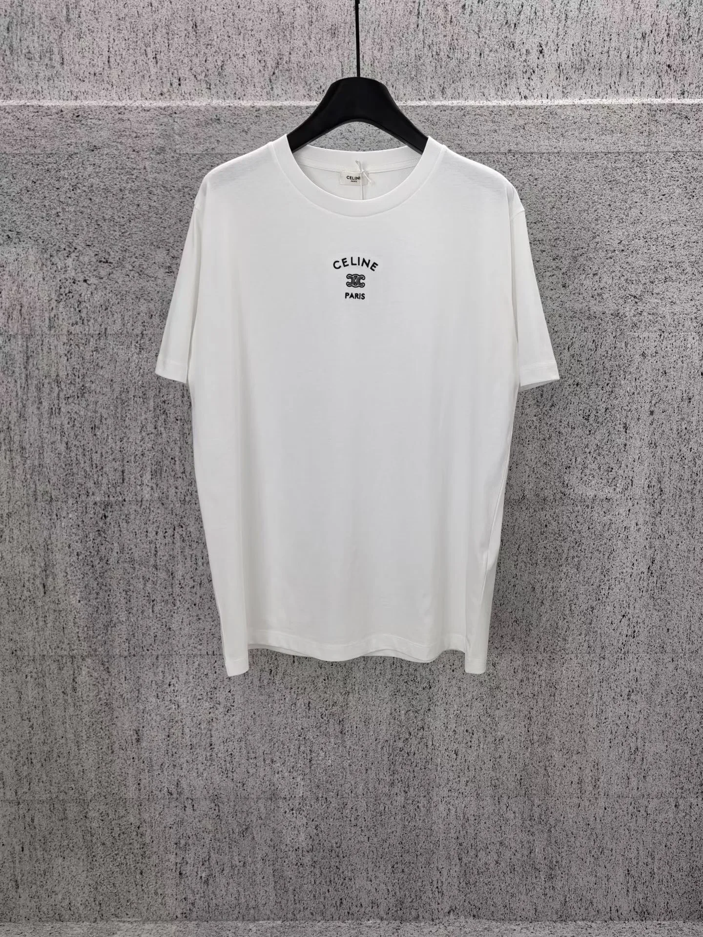 Celine Loose T-Shirt In Cotton Jersey (White)