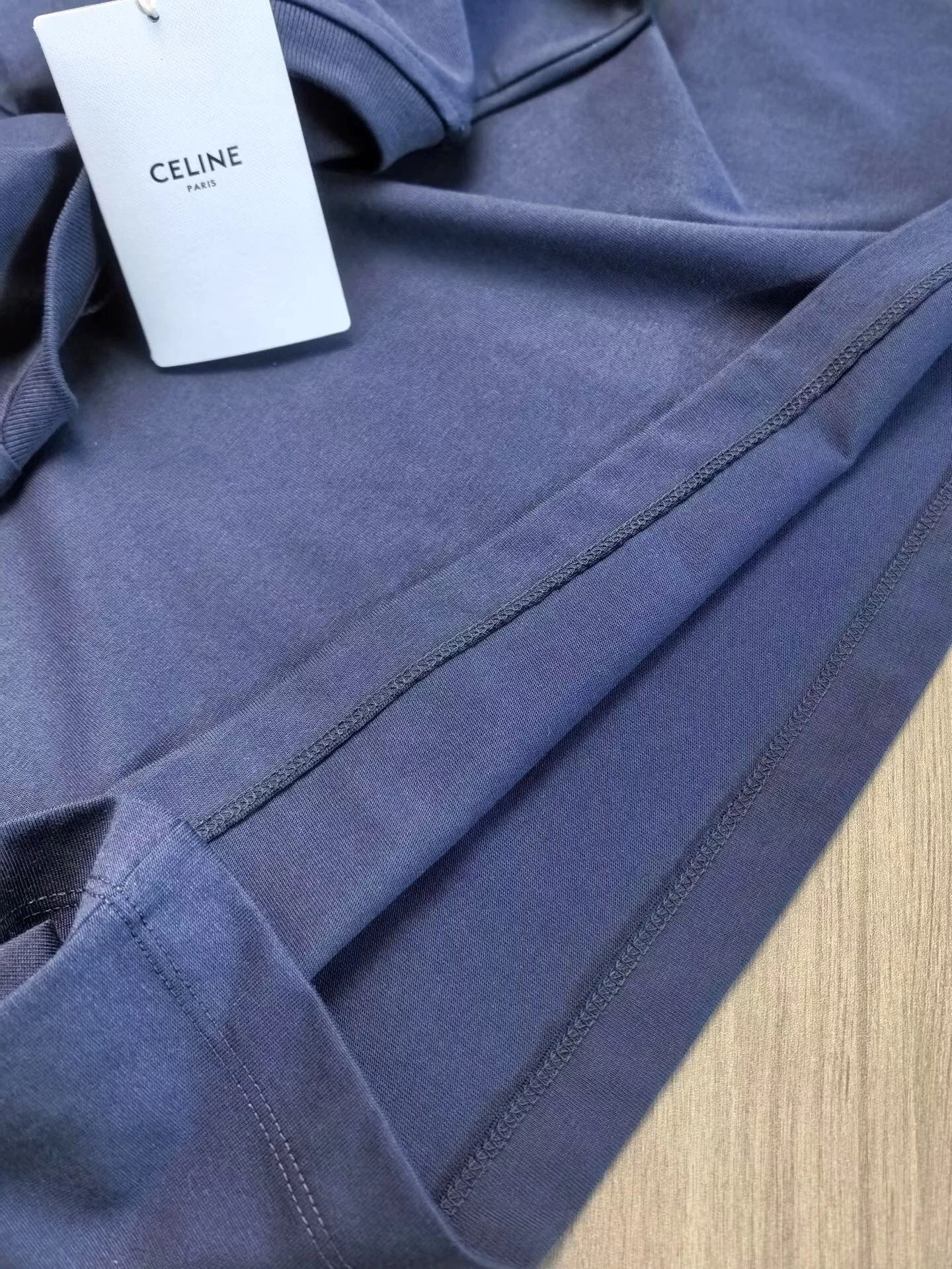 Celine Loose T-Shirt In Cotton Jersey (Navy) — 图 2