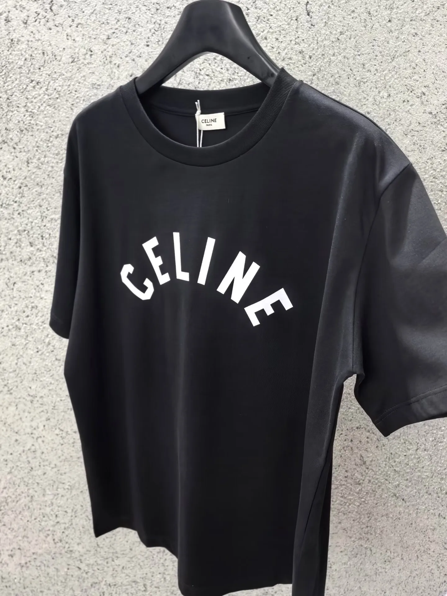Celine T-Shirt in Cotton Jersey (Black) — 图 3