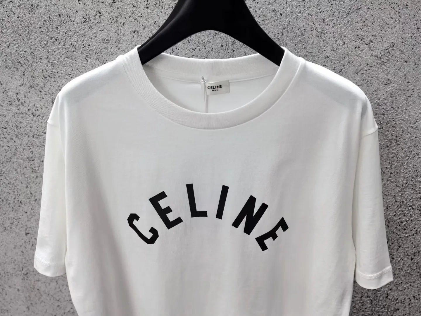 Celine T-Shirt in Cotton Jersey (White) — ビュー 2