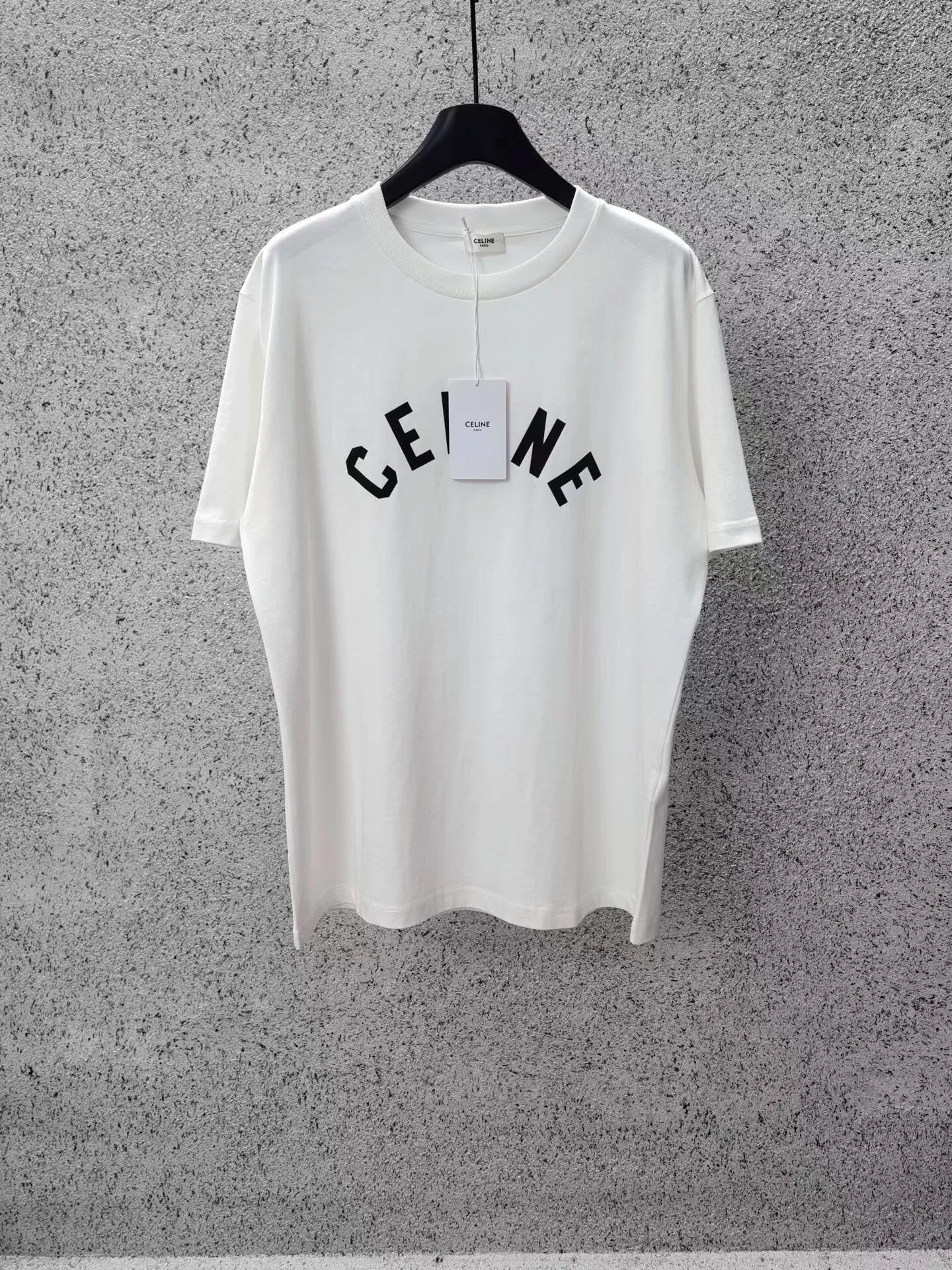 Celine T-Shirt in Cotton Jersey (White)