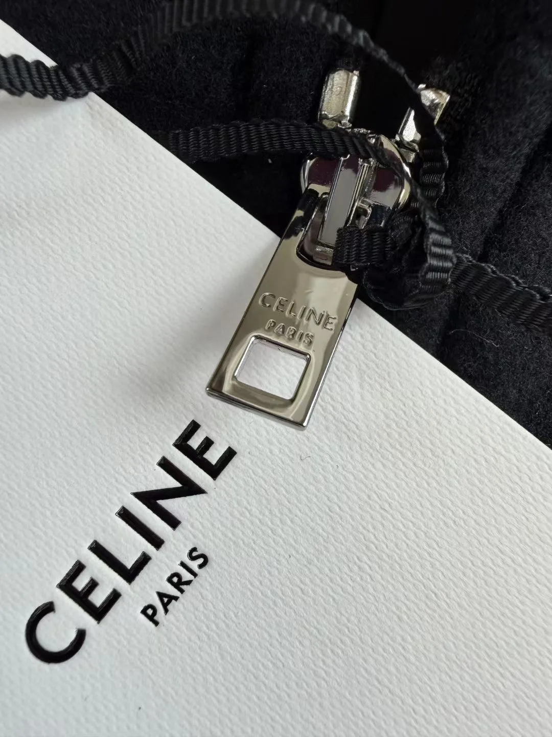 Celine Teddy Jacket in Double-Face Wool — ビュー 8