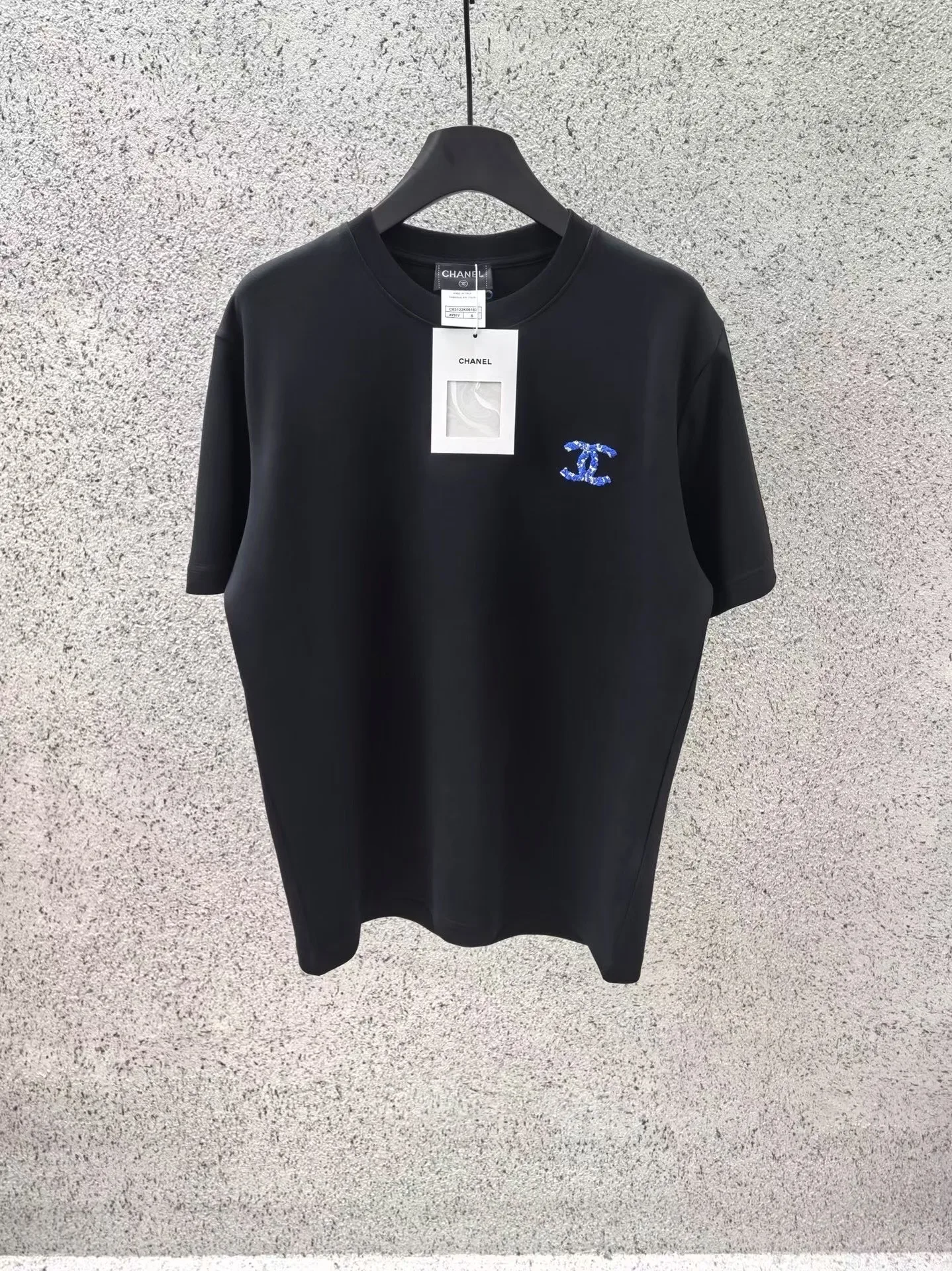 CC Logo Embroidered (Black/Blue)