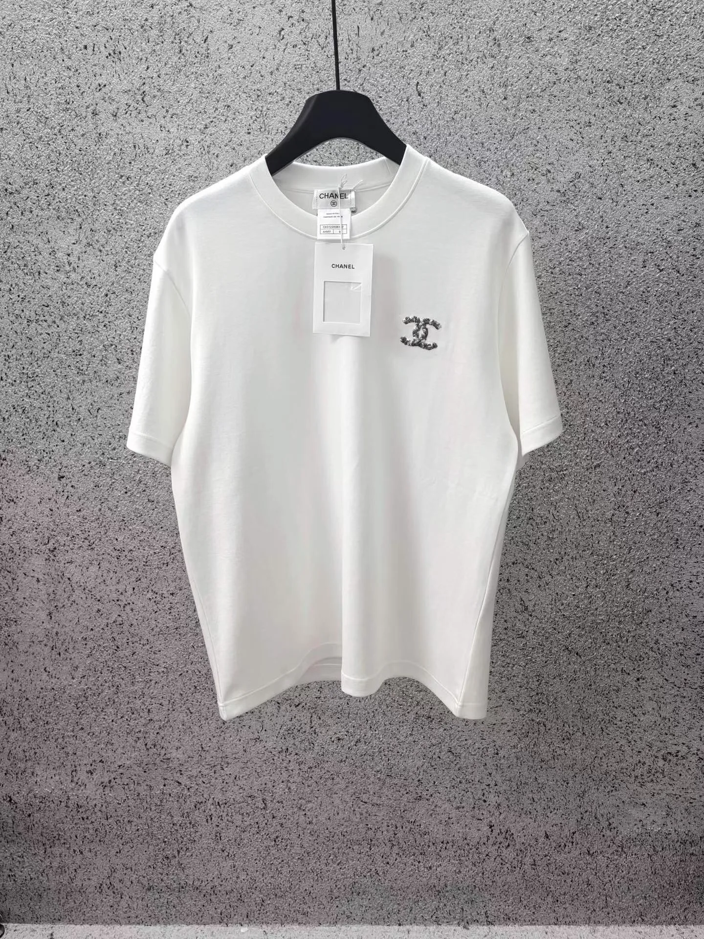 CC Logo Embroidered (White/Grey)