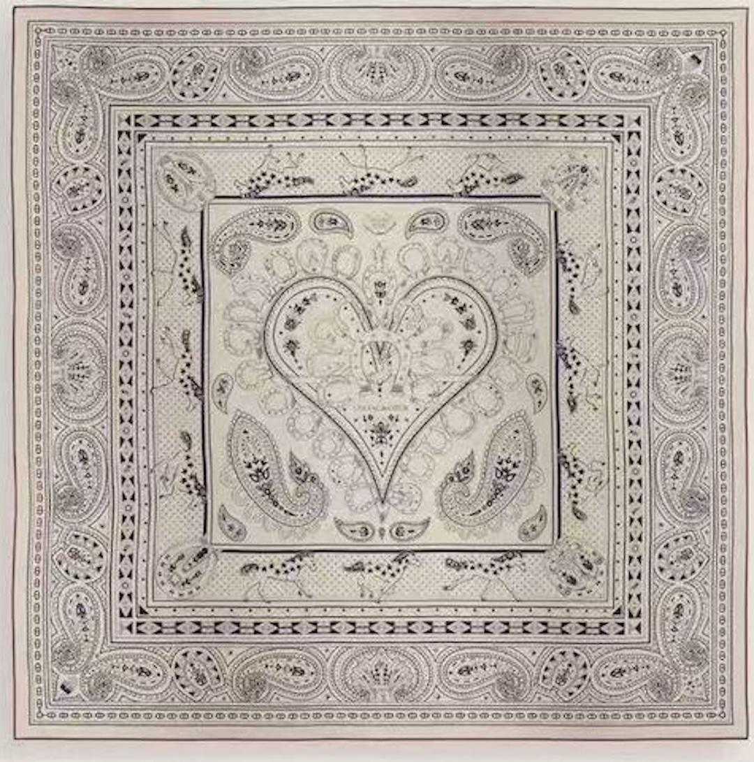 Cheval de Coeur Bandana Shawl 140 — view 2