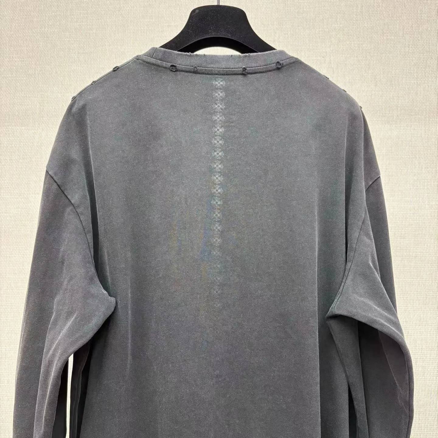Chrome Heart Flame LongSleeve T Shirt (Black) — 图 3