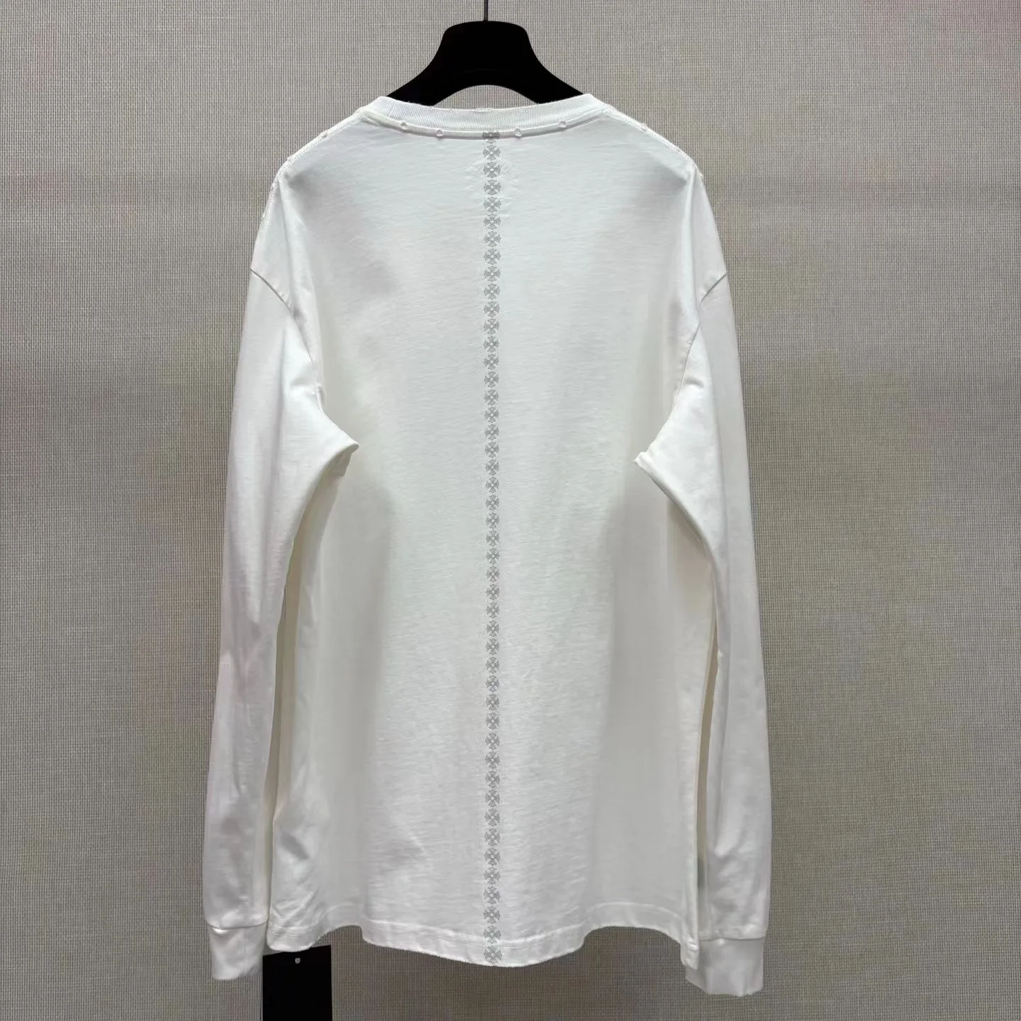 Chrome Heart Flame LongSleeve T Shirt (White) — ビュー 4