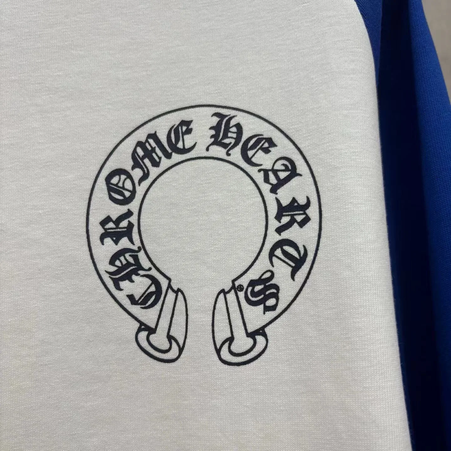 Chrome Hearts Baseball Long Sleeve T-Shirt (Blue) — ビュー 3