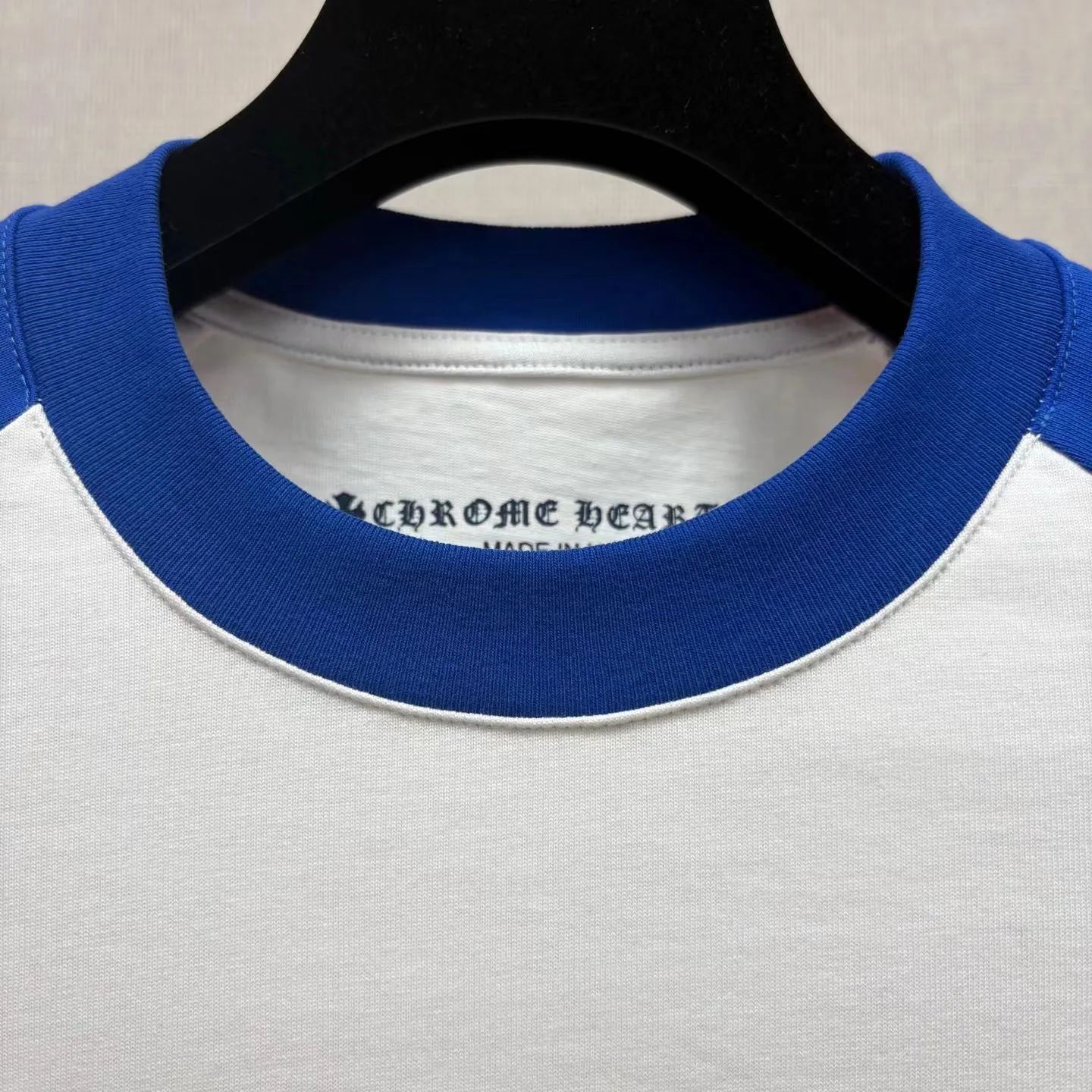 Chrome Hearts Baseball Long Sleeve T-Shirt (Blue) — ビュー 5
