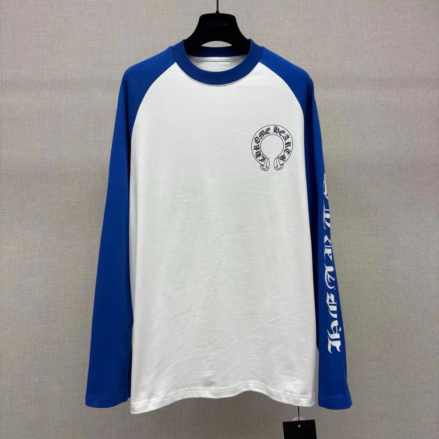 Chrome Hearts Baseball Long Sleeve T-Shirt (Blue)