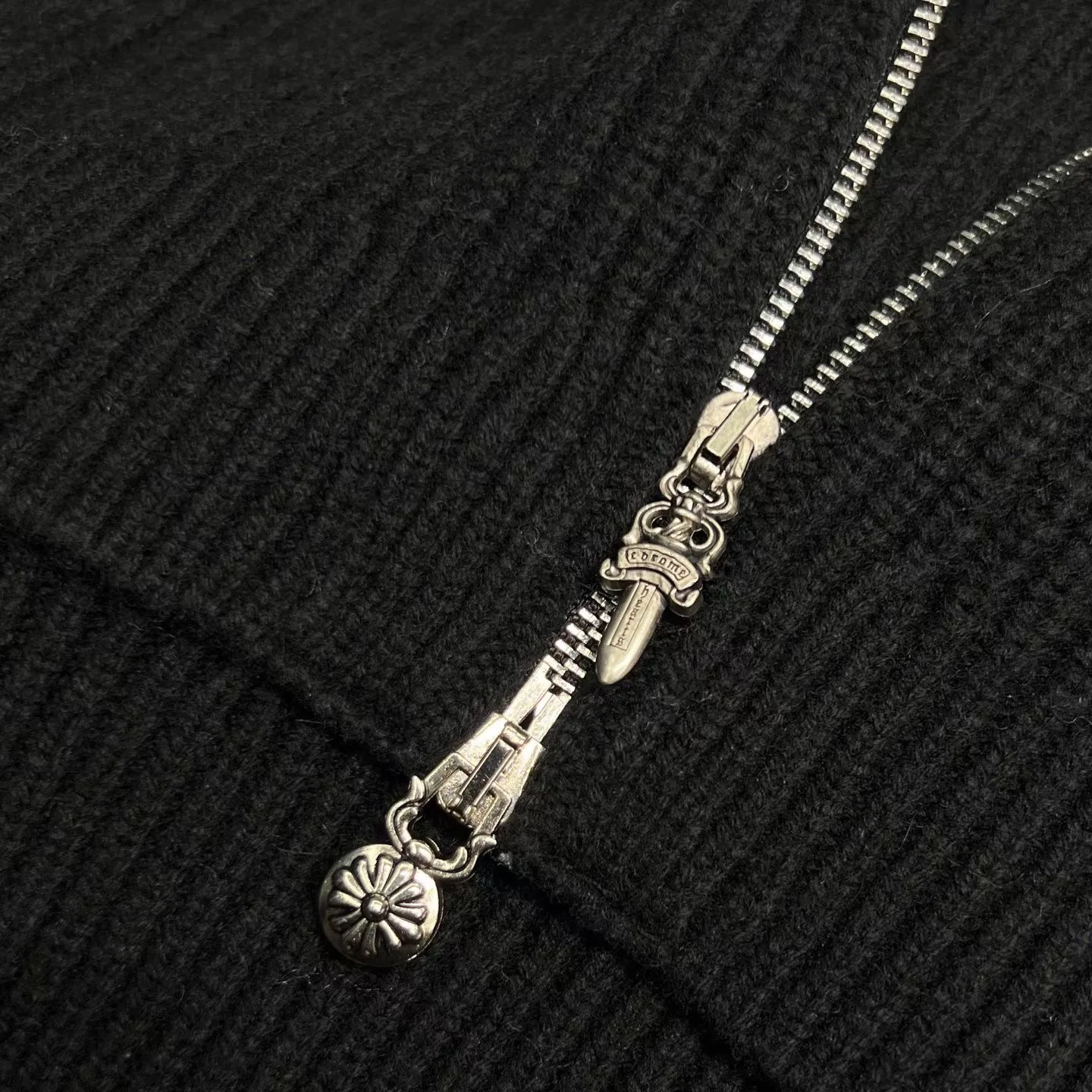 Chrome Hearts Cashmere Jacket (Black) — 보기 2