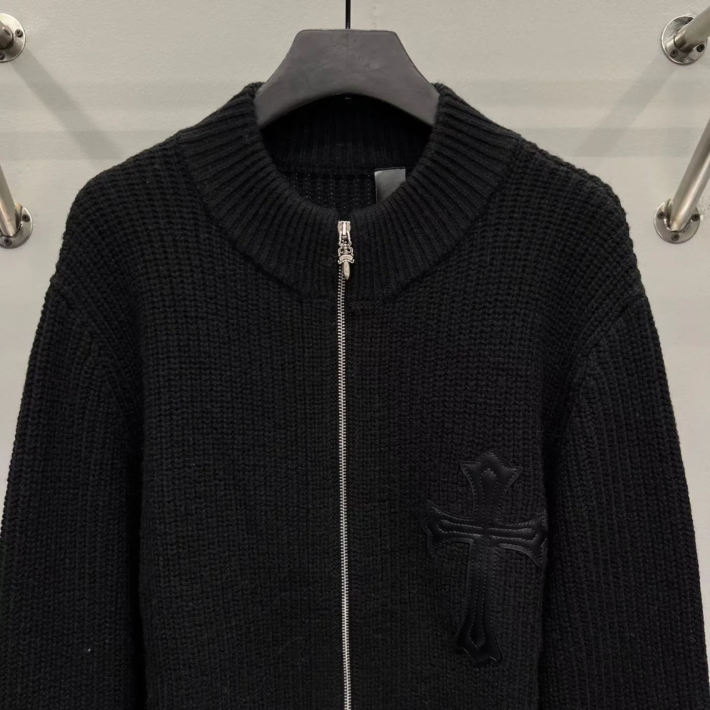 Chrome Hearts Cashmere Jacket (Black) — 보기 4