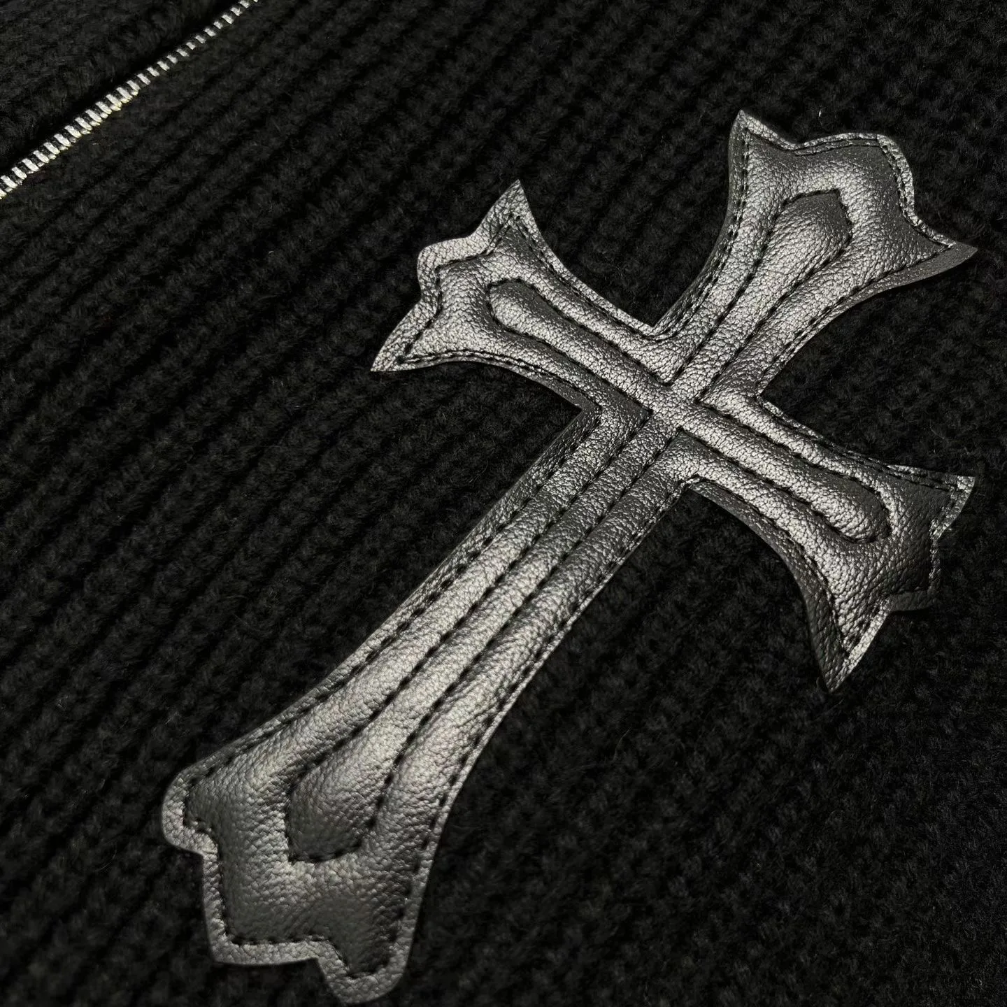 Chrome Hearts Cashmere Jacket (Black) — 보기 5