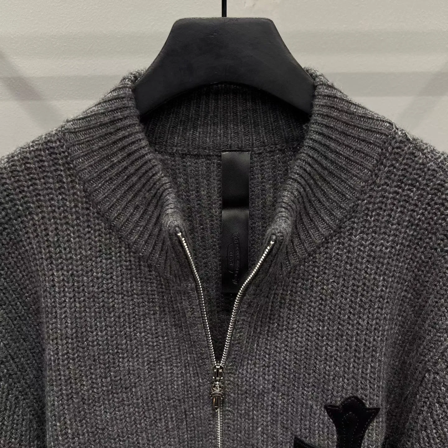 Chrome Hearts Cashmere Jacket (Grey) — view 5
